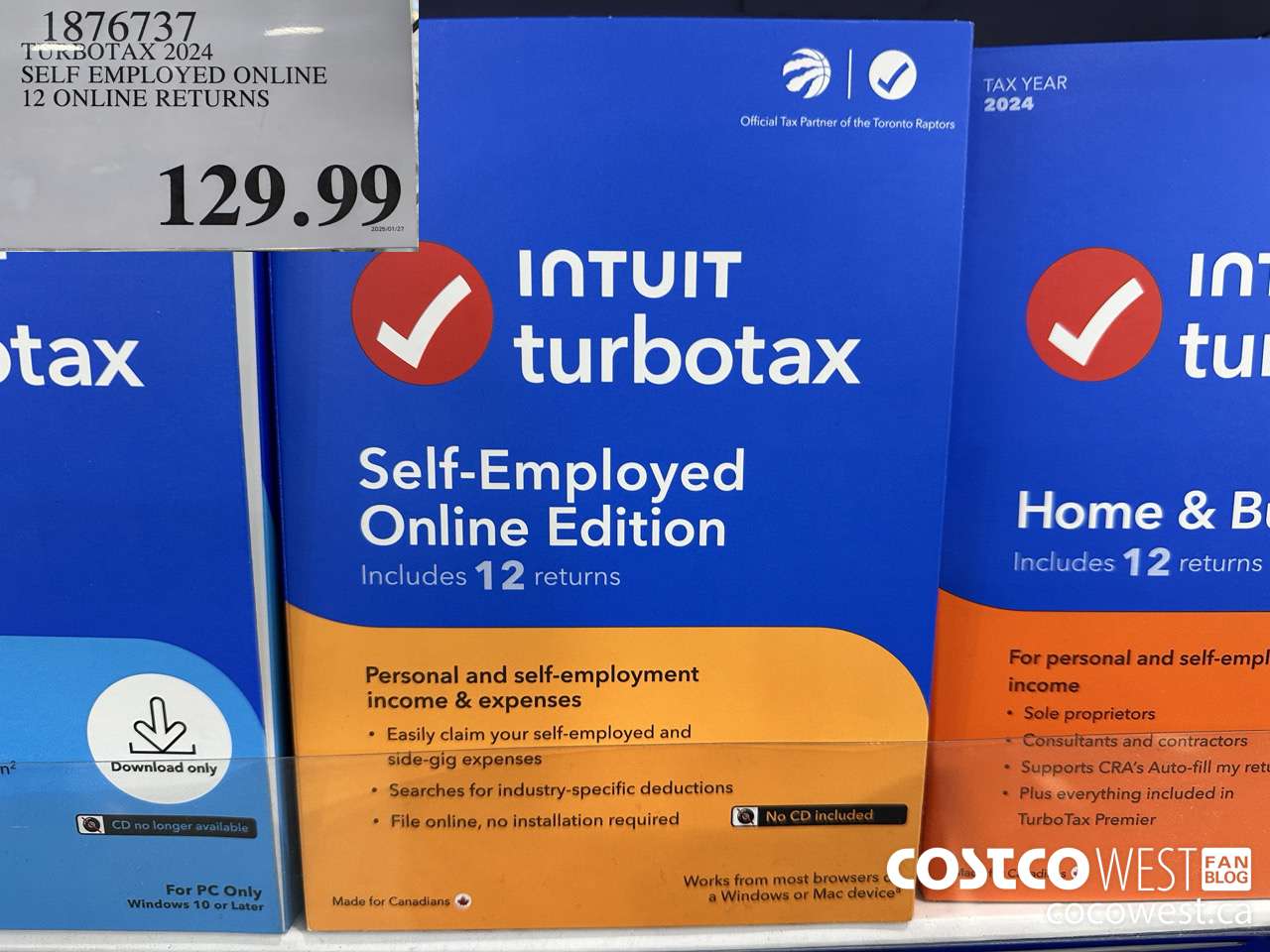 1876737 TURBOTAX 2024 SELF EMPLOYED ONLINE 12 ONLINE RETURNS $129.99
