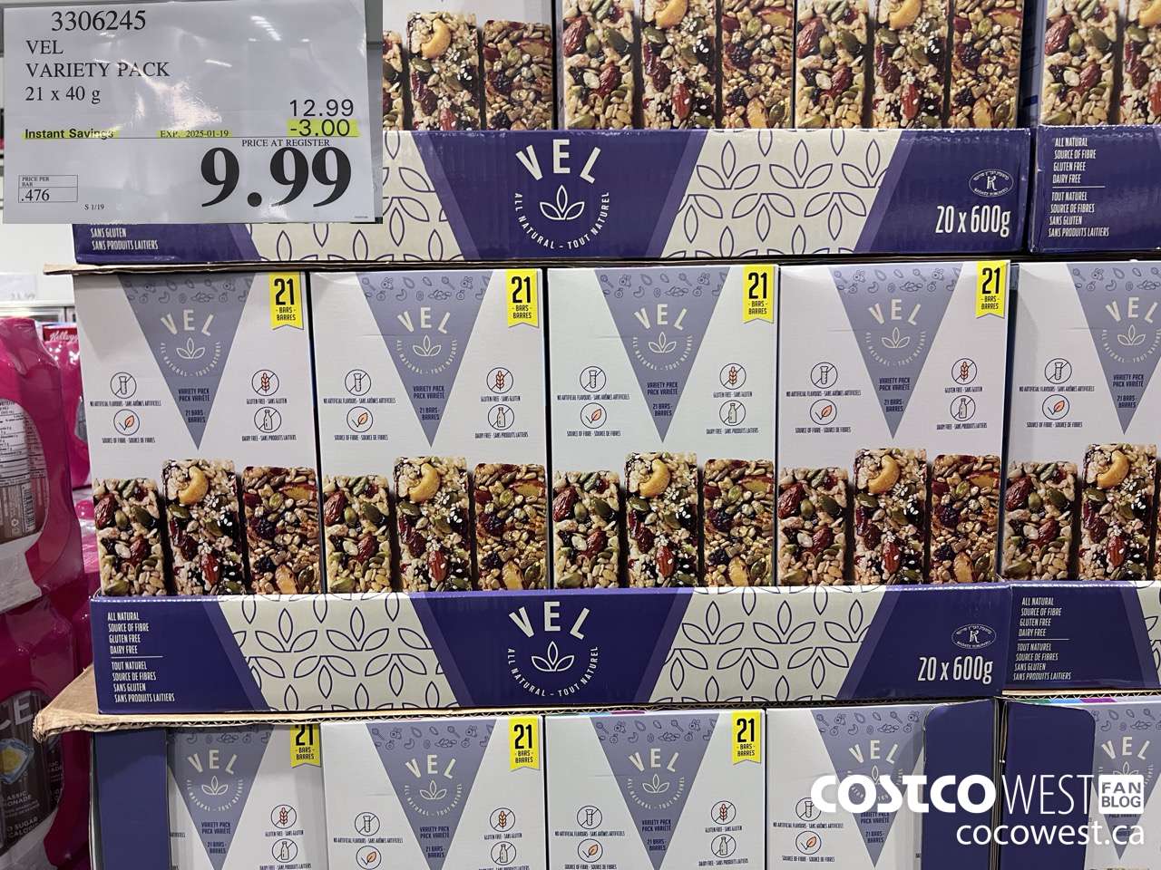 3306245 VEL VARIETY PACK 21 X 40G ($3.00 INSTANT SAVINGS EXPIRES ON 2025-01-19) $9.99