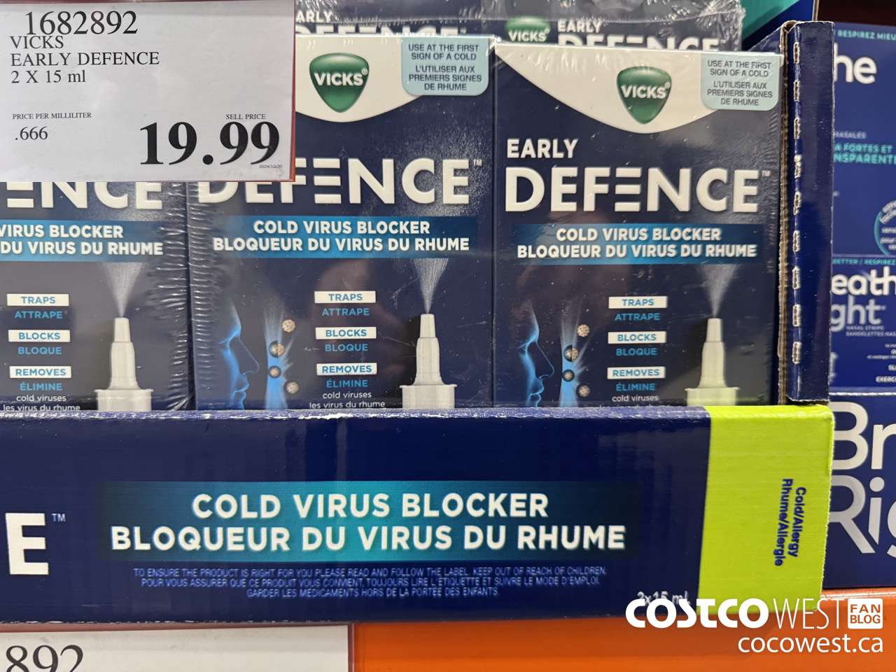 1682892 VICKS EARLY DEFENCE 2 X 15 ML $19.99