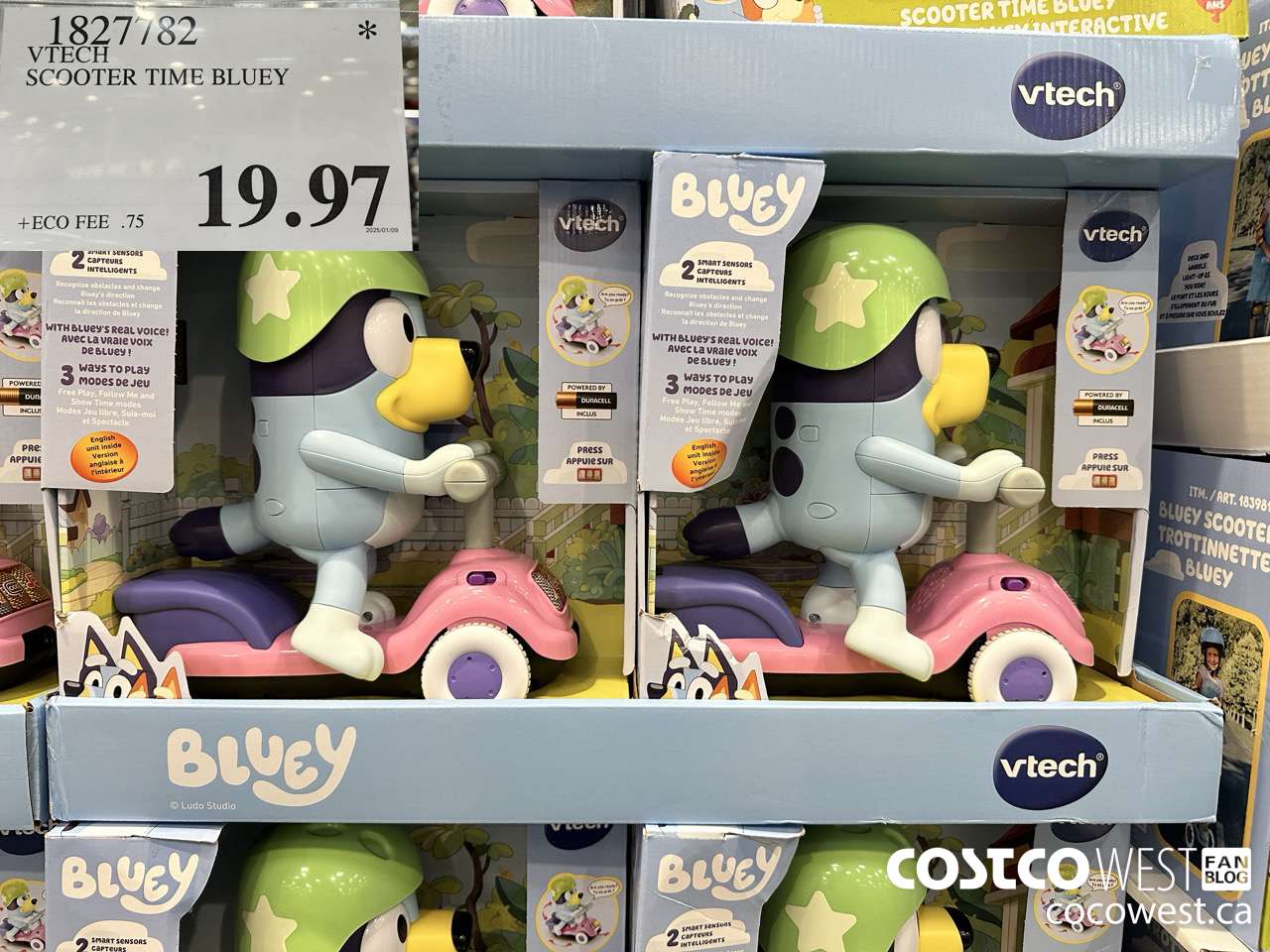 1827782 VTECH SCOOTER TIME BLUEY $19.97