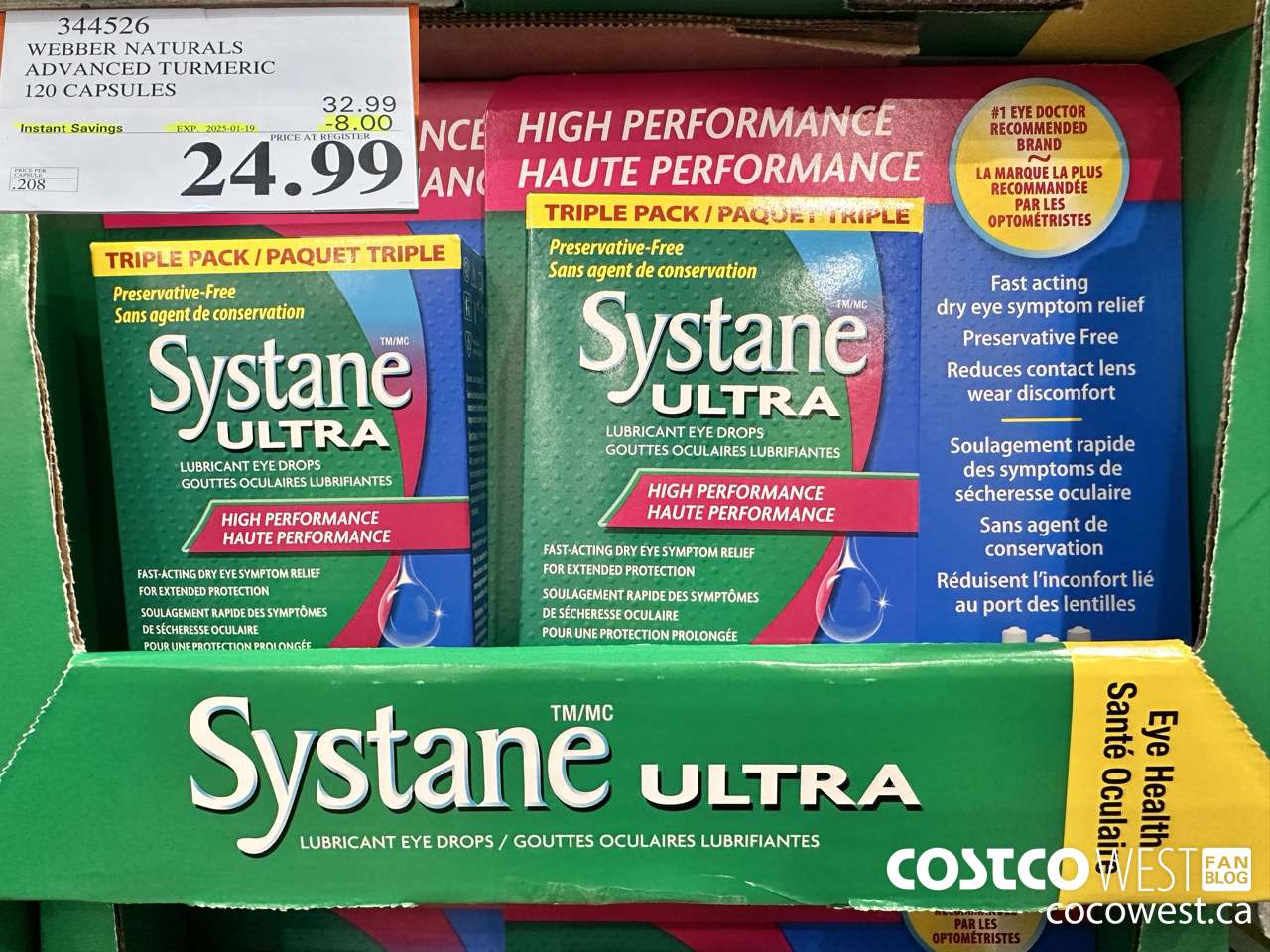 344526 WEBBER NATURALS ADVANCED TURMERIC 120 CAPSULES ($8.00 INSTANT SAVINGS EXPIRES ON 2025-01-19) $24.99