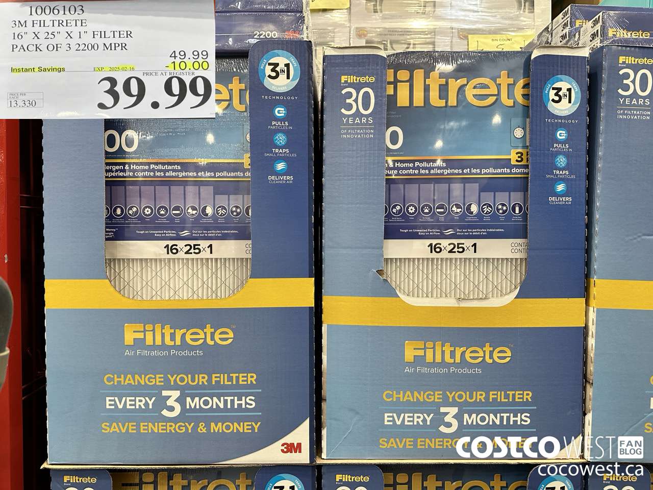 1006103 3M FILTRETE 16