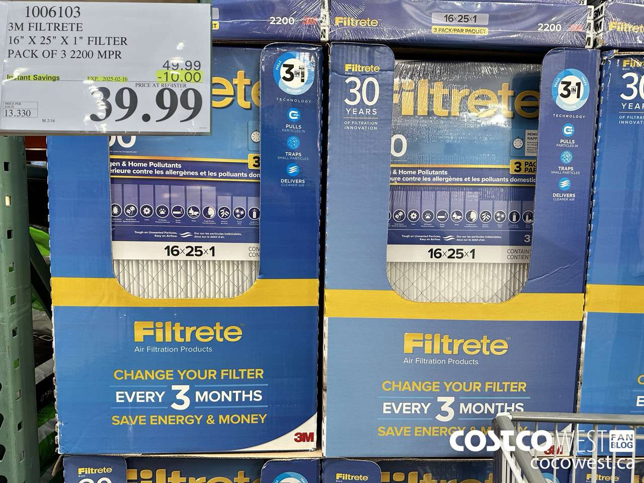 1006103 3M FILTRETE 16
