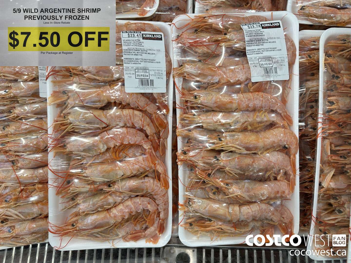 28200 5/9 WILD ARGENTINE SHRIMP PREVIOUSLY FROZEN ($7.50 INSTANT SAVINGS)