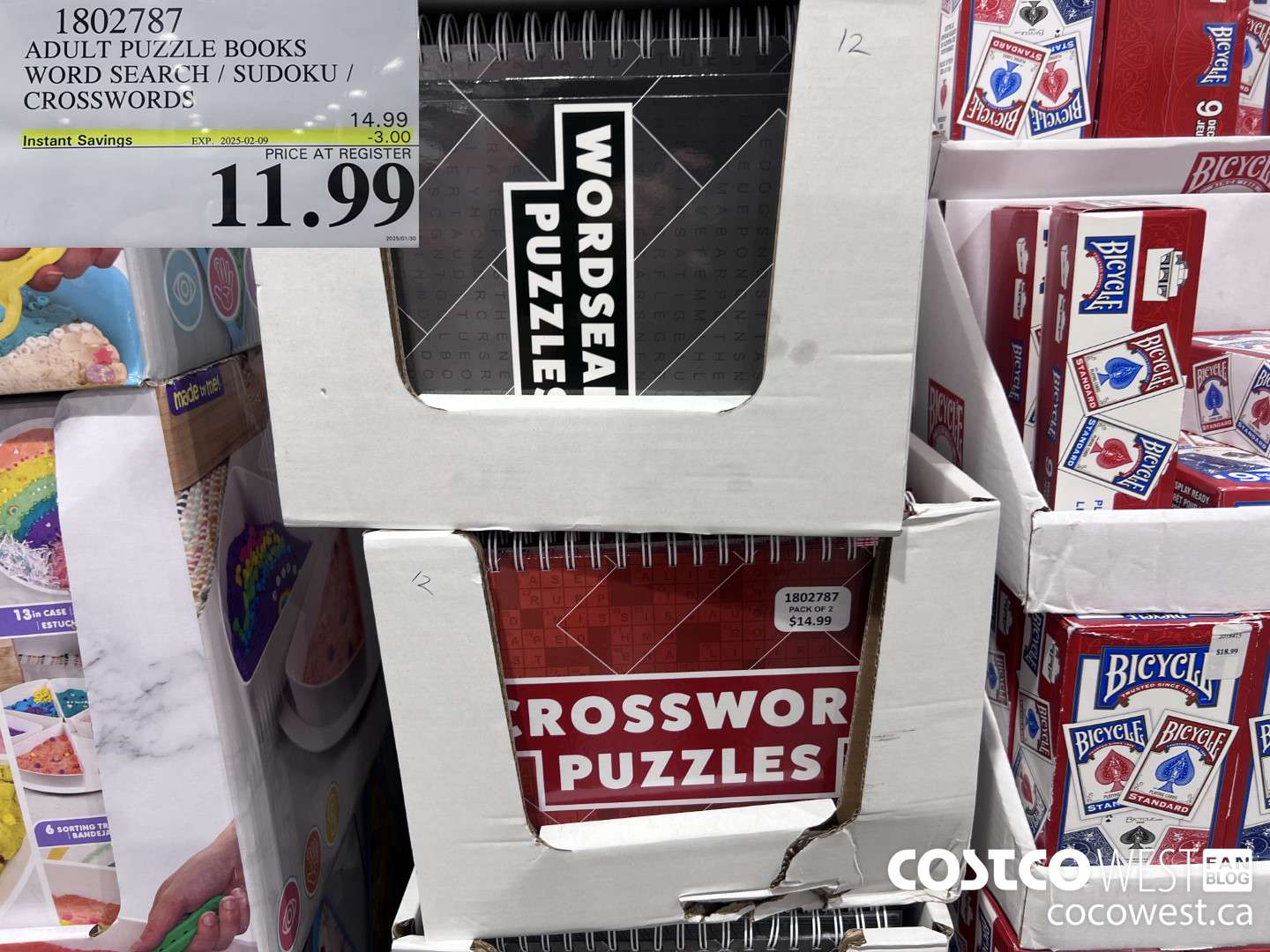 1802787 ADULT PUZZLE BOOKS WORD SEARCH / SUDOKU / CROSSWORD ($3.00 INSTANT SAVINGS EXPIRES ON 2025-02-09) $11.99