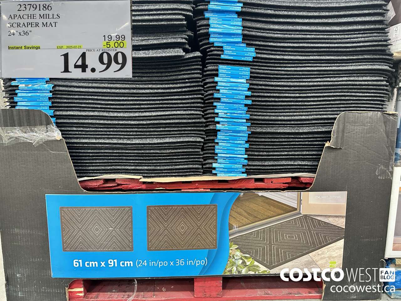 2379186 APACHE MILLS SCRAPER MAT 24