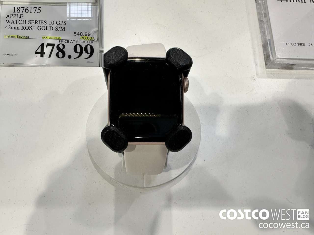 1876175 APPLE WATCH SERIES 10 GPS 42MM ROSE GOLD S/M ($70.00 INSTANT SAVINGS EXPIRES ON 2025-03-05) $478.99