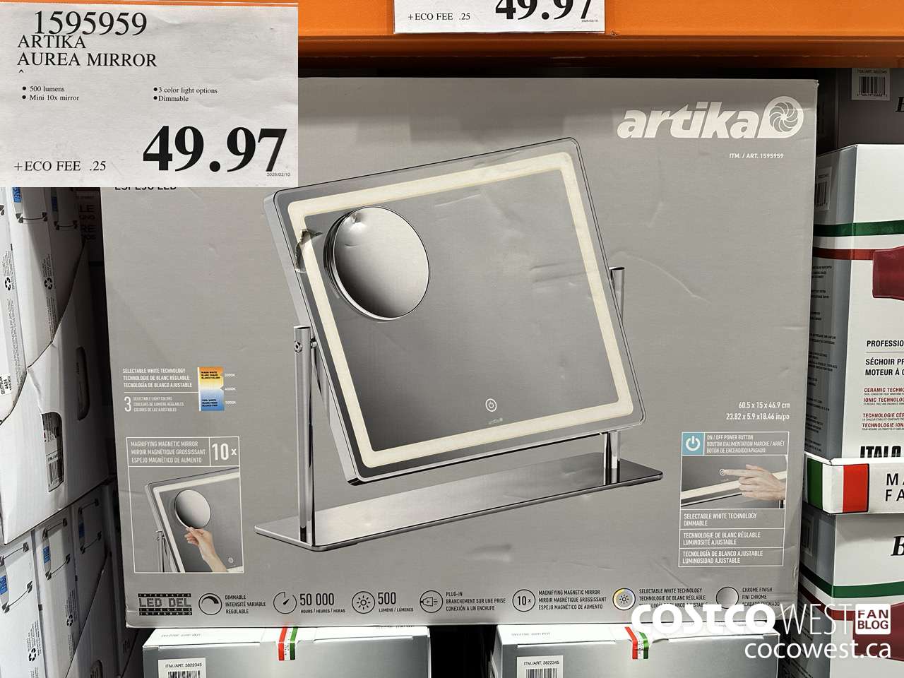 1595959 ARTIKA AUREA MIRROR $49.97