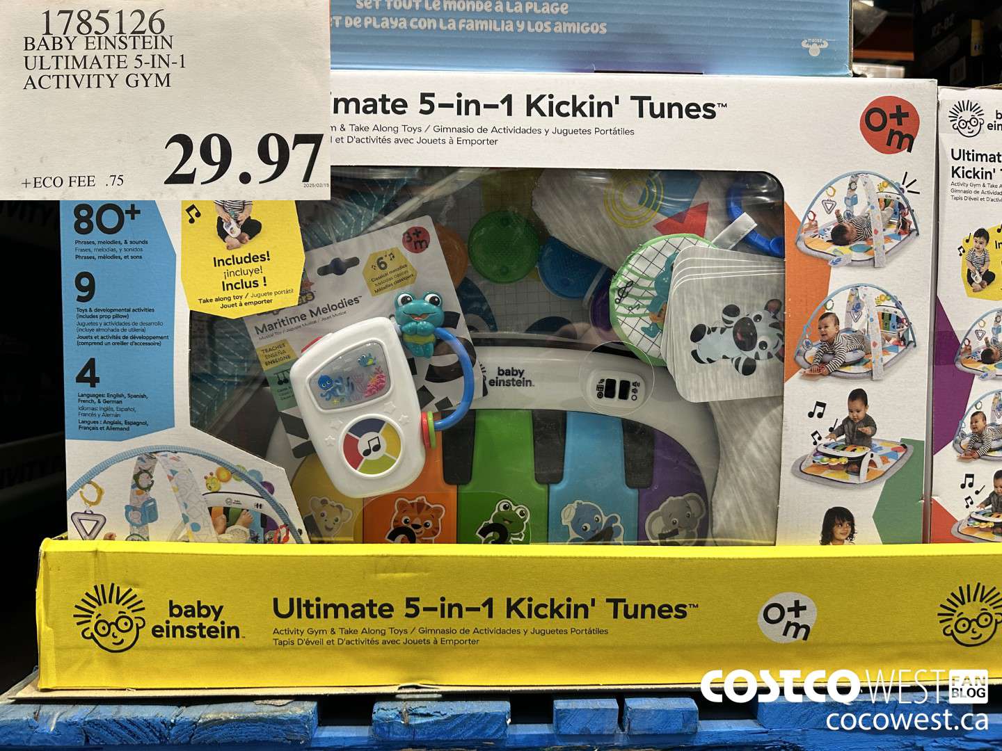 1785126 BABY EINSTEIN ULTIMATE 5-IN-1 ACTIVITY GYM $29.97