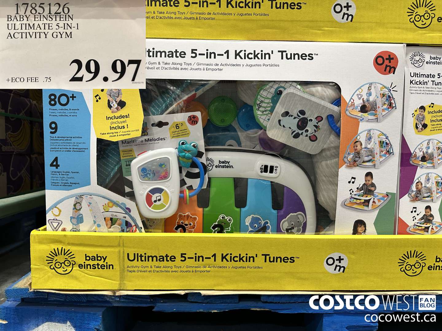 1785126 BABY EINSTEIN ULTIMATE 5-IN-1 ACTIVITY GYM $29.97