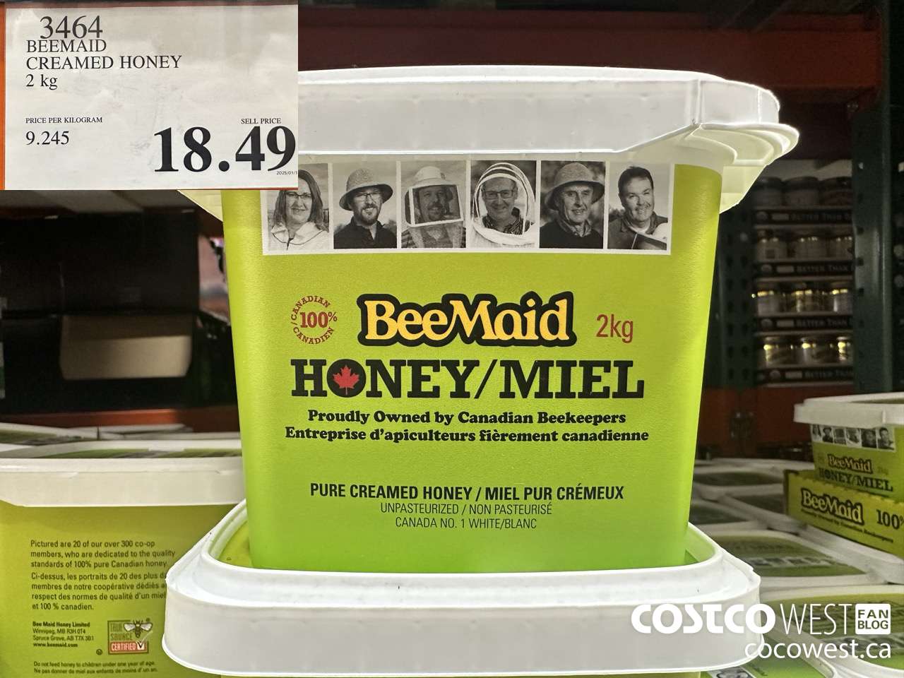 3464 BEEMAID CREAMED HONEY 2 kg $18.49