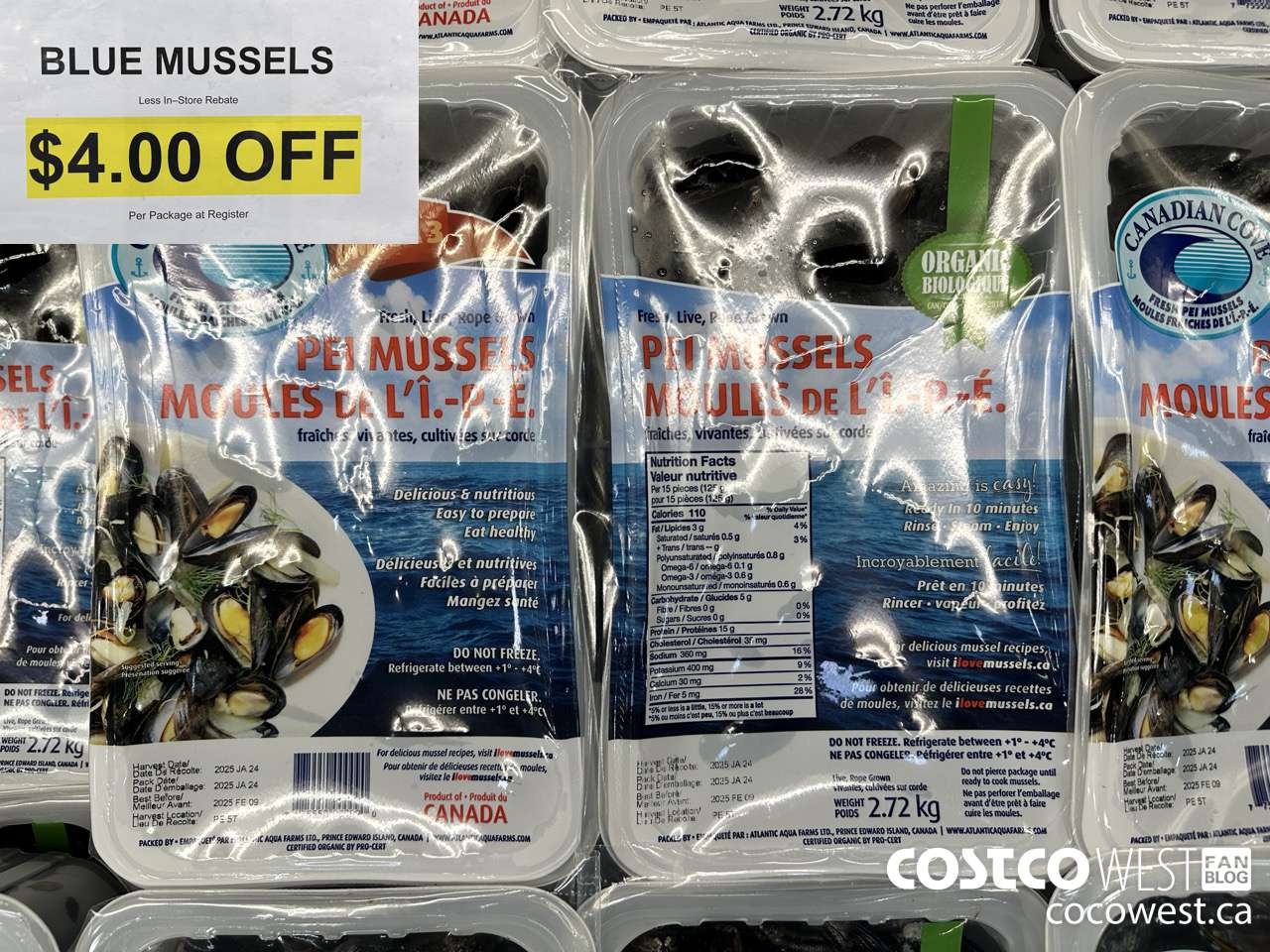 18747 BLUE MUSSELS ($4.00 INSTANT SAVINGS)