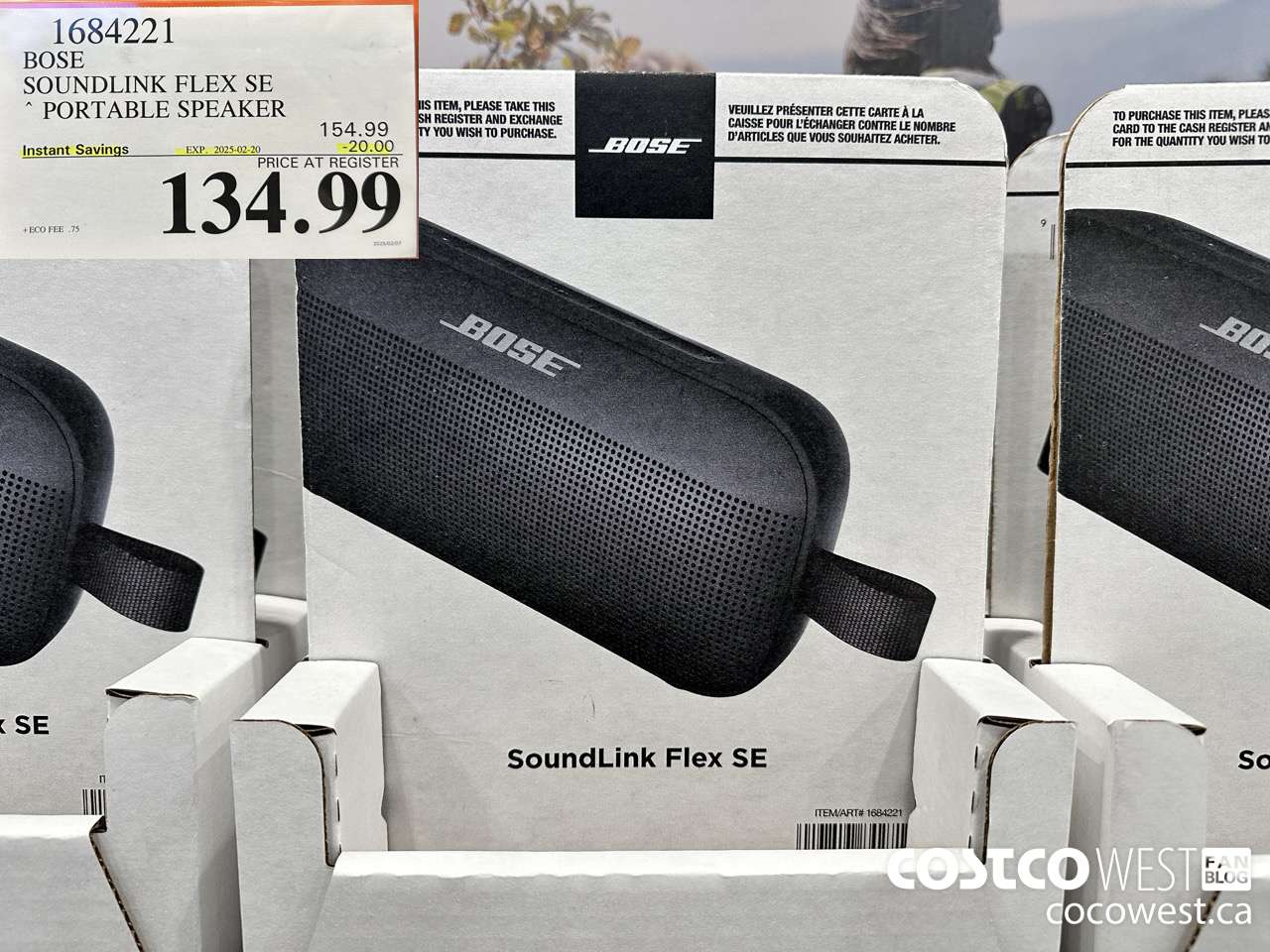1684221 BOSE SOUNDLINK FLEX SPEAKER ($20.00 INSTANT SAVINGS EXPIRES ON 2025-02-20) $134.99