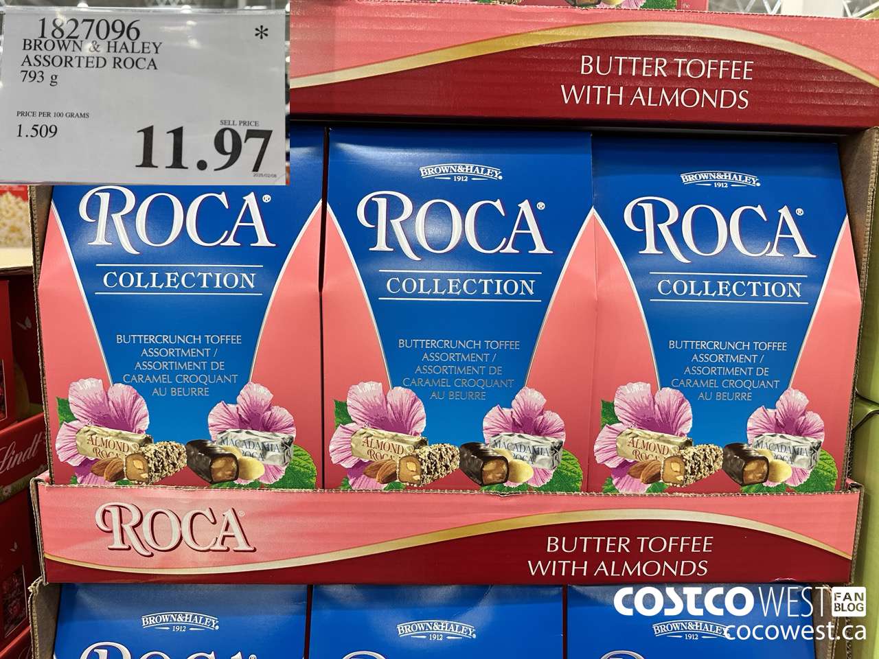 1827096 BROWN & HALEY ASSORTED ROCA 793G $11.97