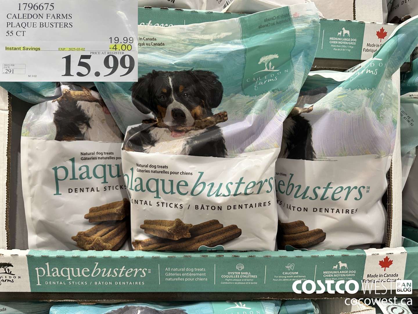 1796675 CALEDON FARMS PLAQUE BUSTERS 44CT ($4.00 INSTANT SAVINGS EXPIRES ON 2025-03-02) $15.99