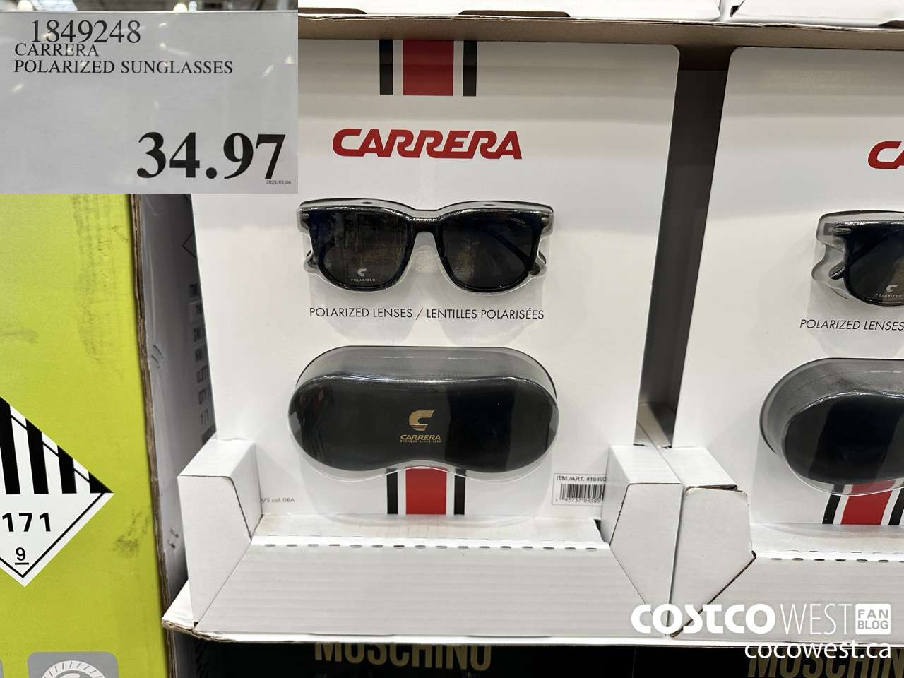 1849248 CARRERA POLARIZED SUNGLASSES  $34.97