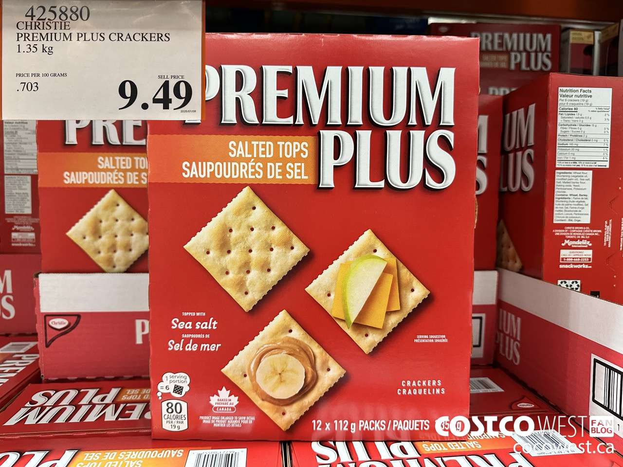 425880 CHRISTIE PREMIUM PLUS CRACKERS 1.35 kg $9.49