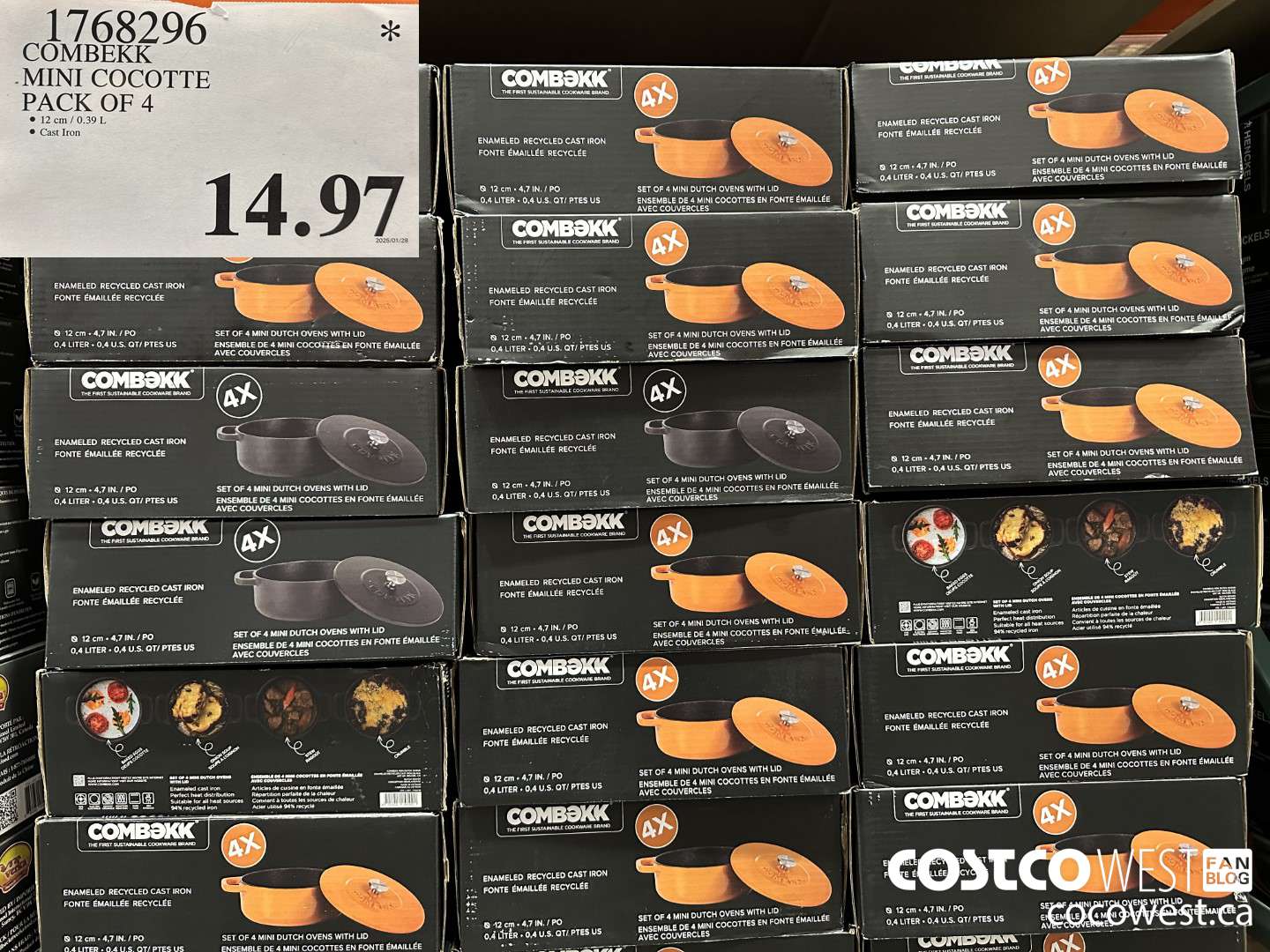 1768296 COMBEKK MINI COCOTTE PACK OF 4 $14.97