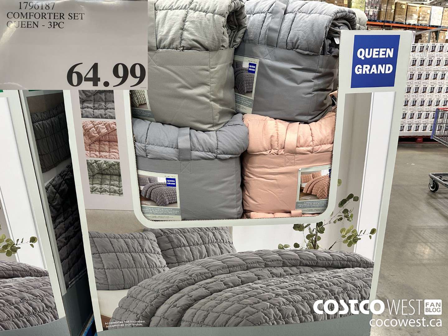 1796187 COMFORTER SET QUEEN - 3PC  $64.99