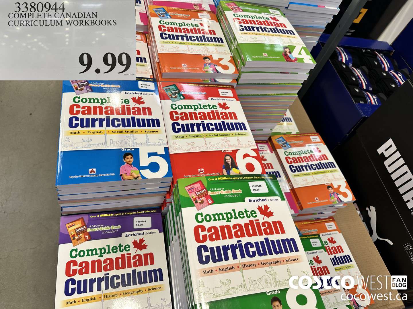 3380944 COMPLETE CANADIAN CURRICULUM WORKBOOKS $9.99