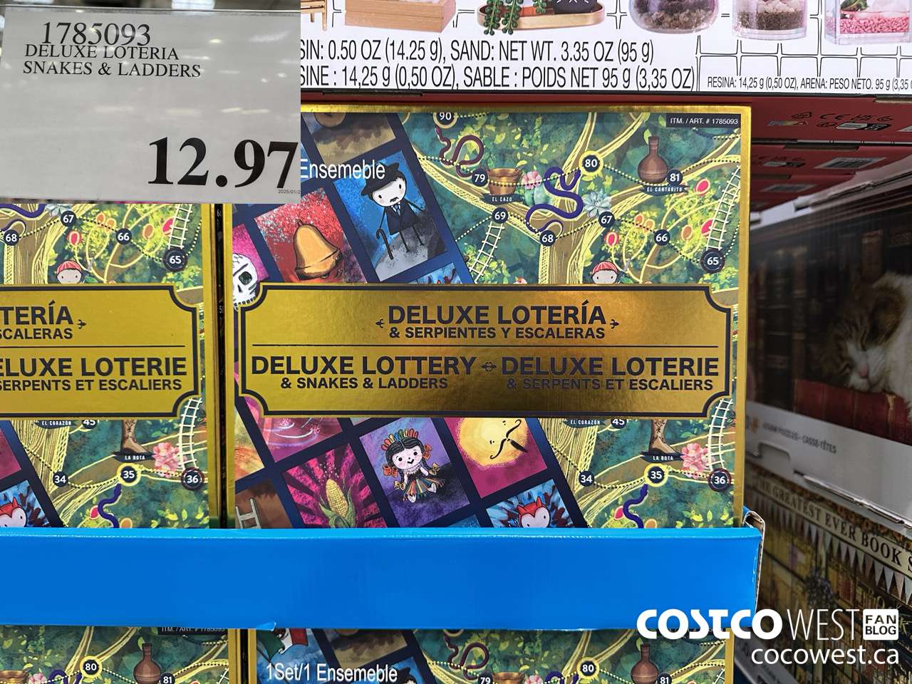 1785093 DELUXE LOTERIA SNAKES & LADDERS $12.97