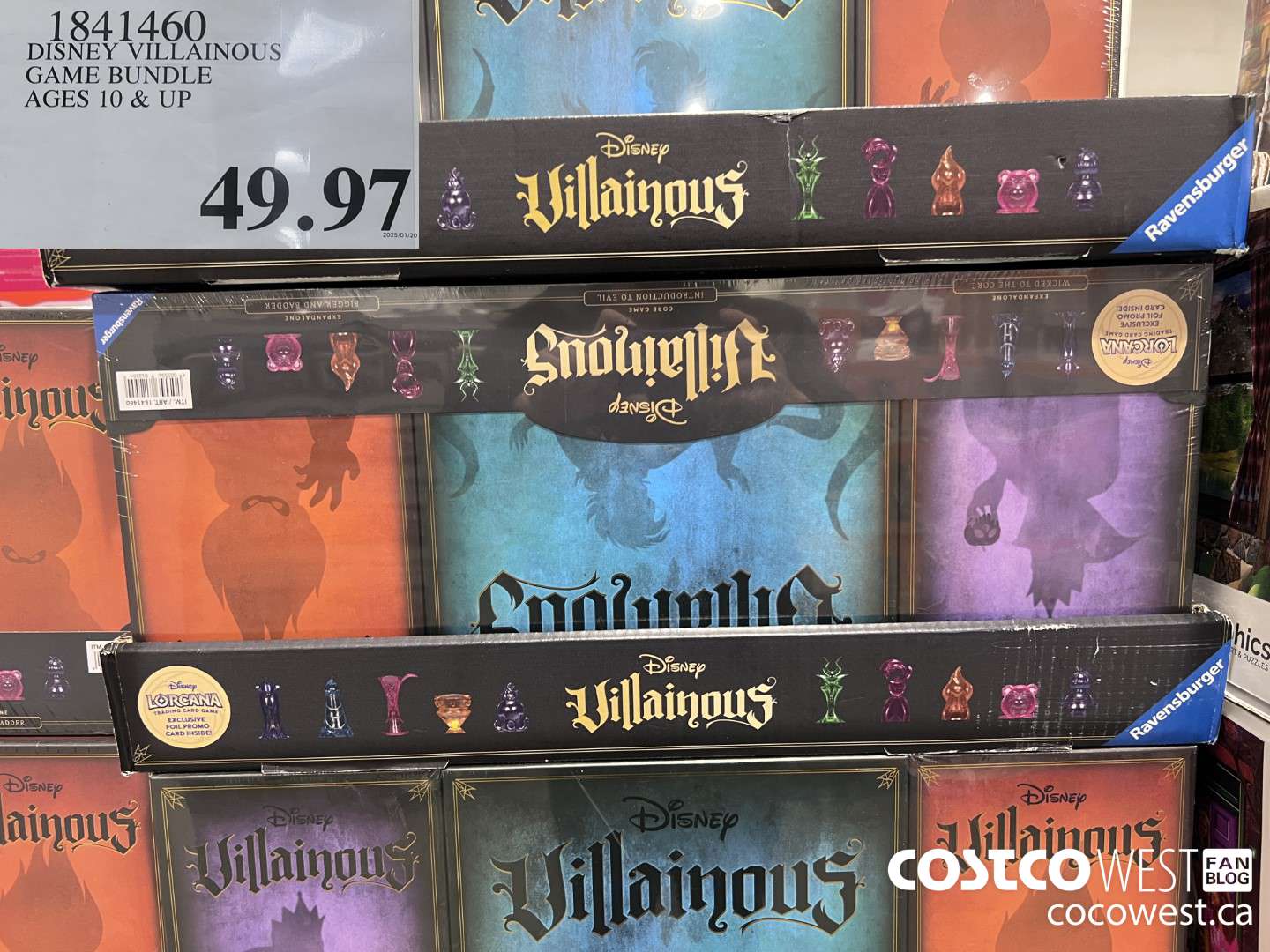 1841460 DISNEY VILLAINOUS GAME BUNDLE AGES 10 & UP $49.97