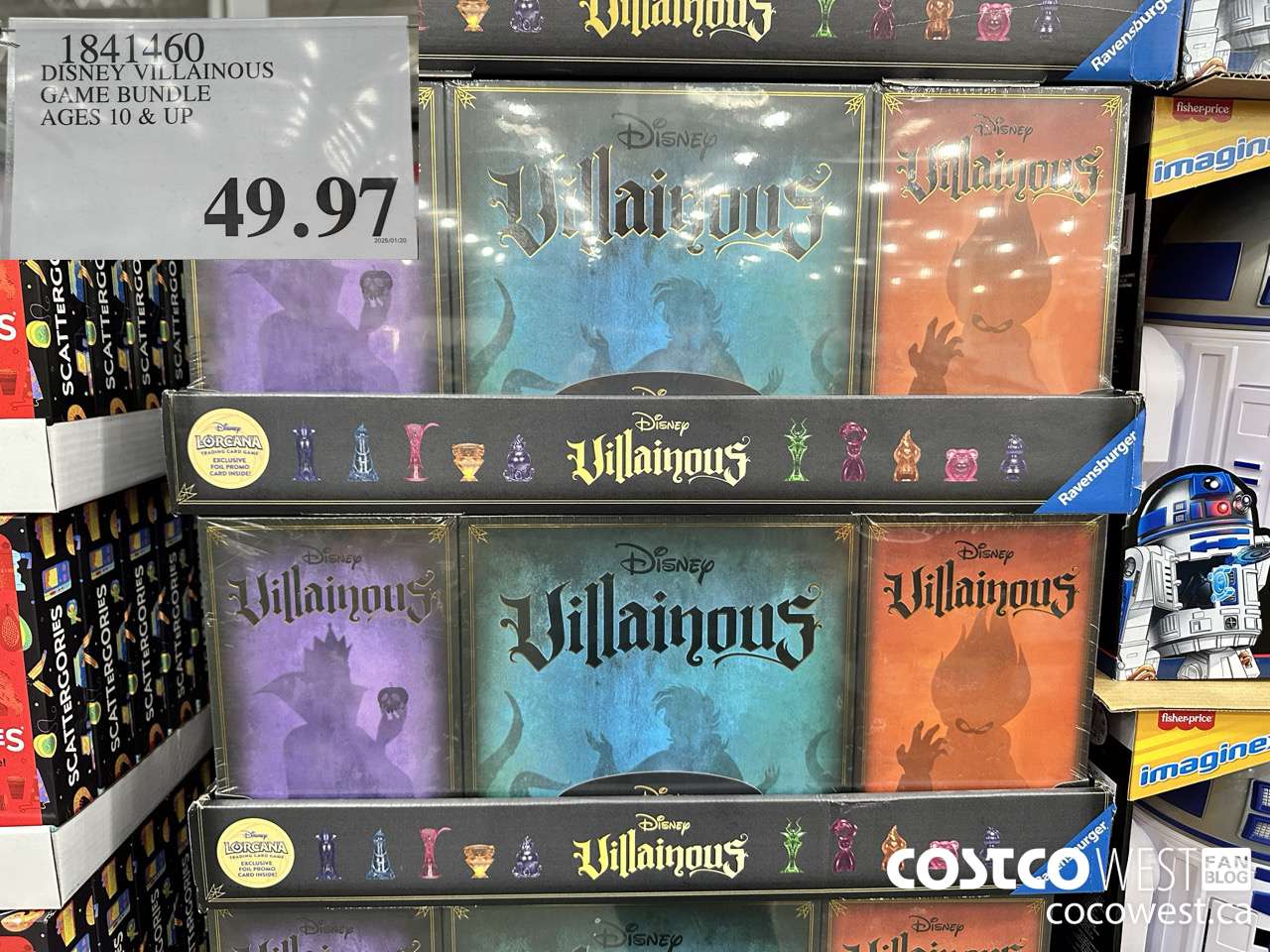 1841460 DISNEY VILLAINOUS GAME BUNDLE AGES 10 & UP $49.97