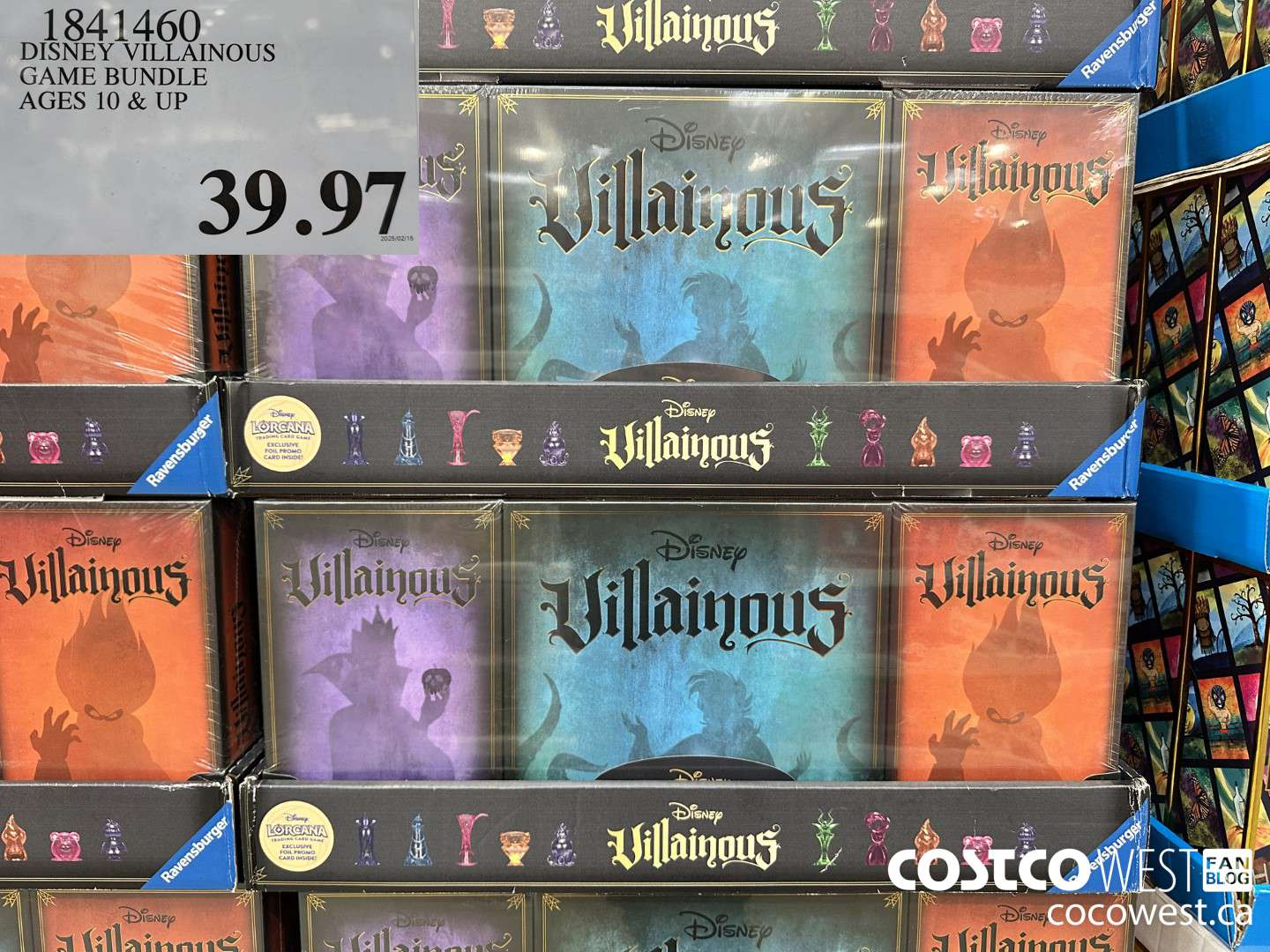 1841460 DISNEY VILLAINOUS GAME BUNDLE AGES 10 & UP $39.97