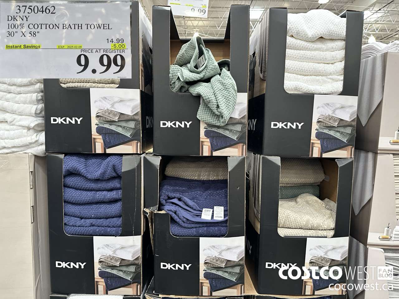 3750462 DKNY 100% COTTON BATH TOWEL 30