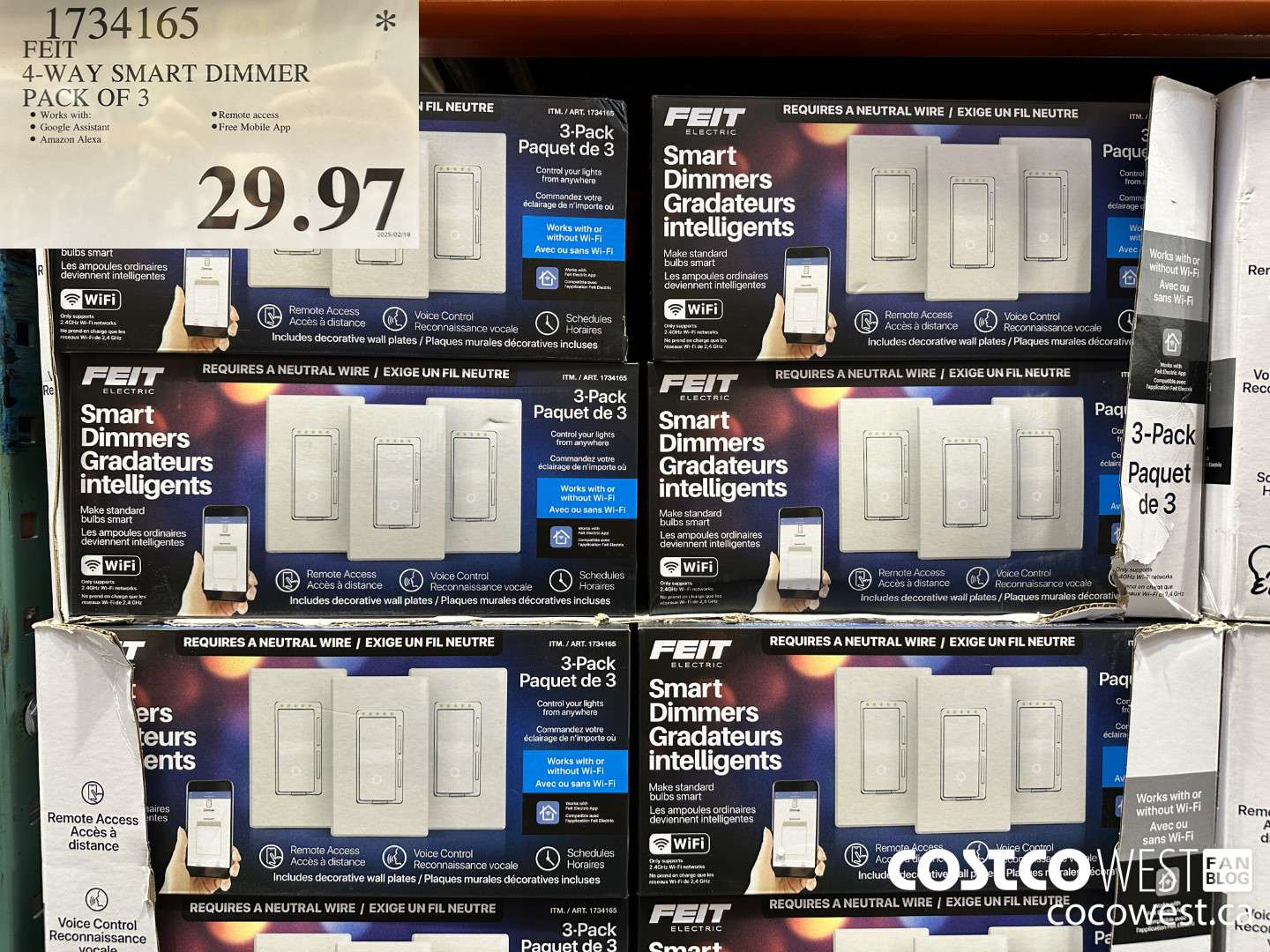 1734165 FEIT SMART DIMMER 3PK $29.97