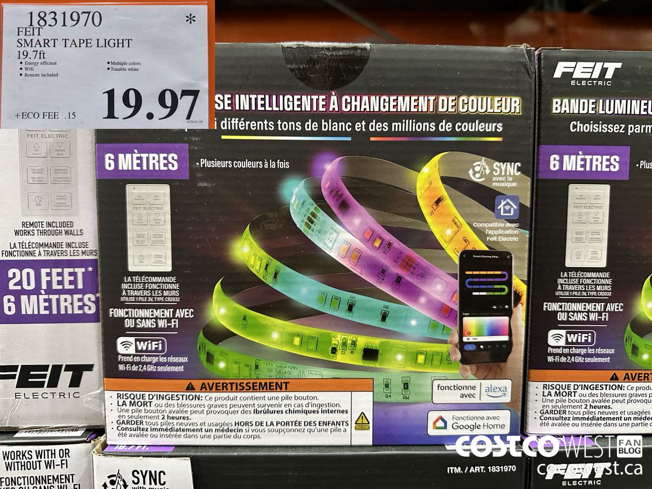 1831970 FEIT SMART TAPE LIGHT 20FT $19.97