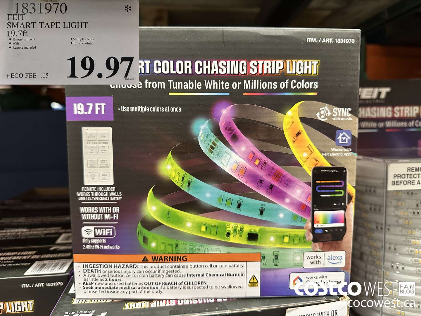 1831970 FEIT SMART TAPE LIGHT 20FT $19.97