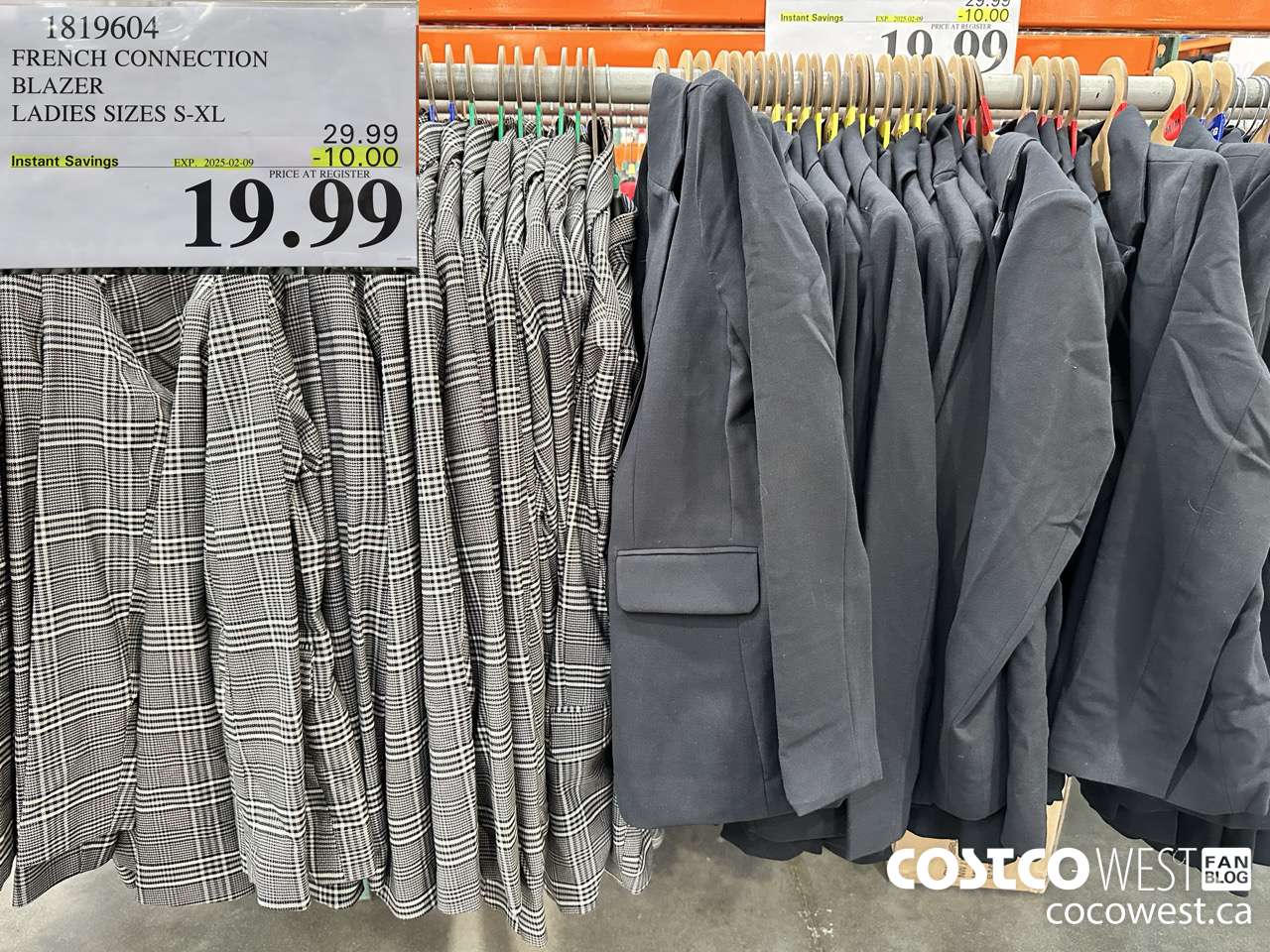 1819604 FRENCH CONNECTION BLAZER LADIES SIZES S-XL ($10.00 INSTANT SAVINGS EXPIRES ON 2025-02-09) $19.99