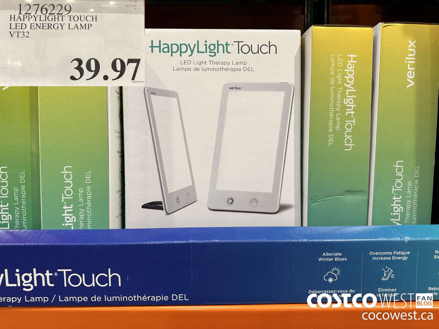1276229 HAPPYLIGHT TOUCH LED ENERGY LAMP VT32 $39.97