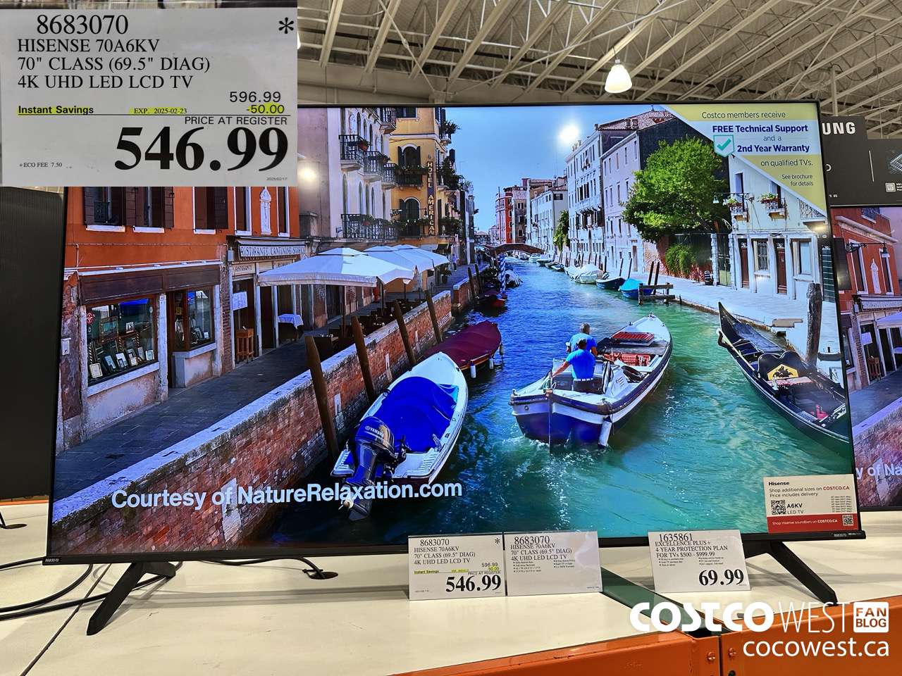 8683070 HISENSE 70A6KV 70