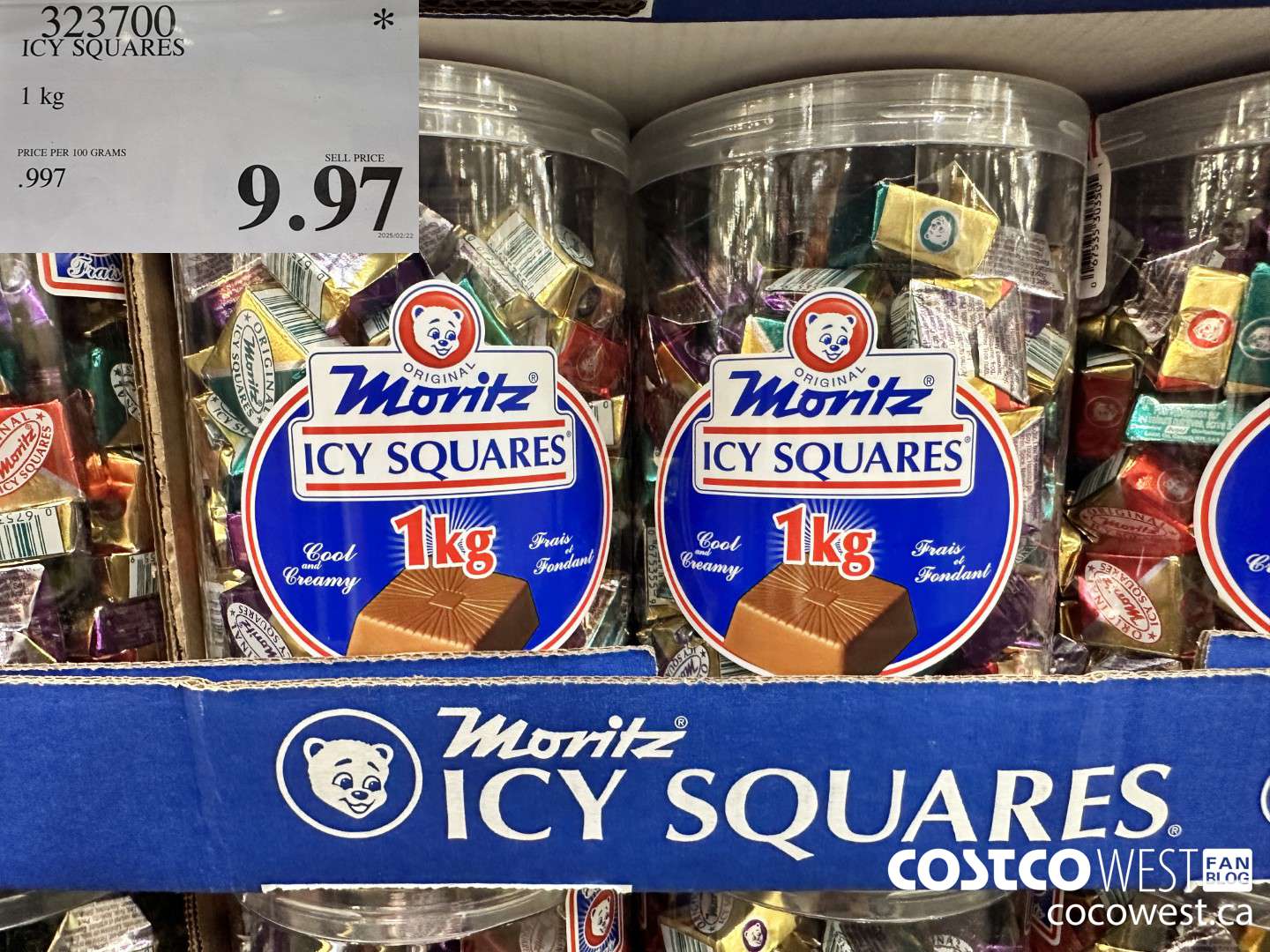 323700 ICY SQUARES 1 kg  $9.97