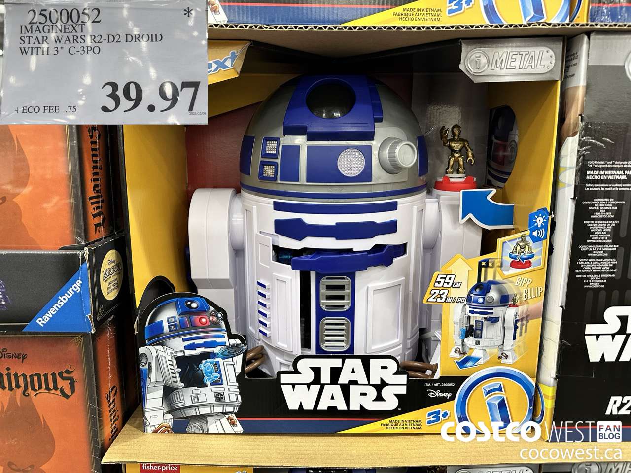 2500052 IMAGINEXT STAR WARS R2-D2 DROID WITH 3