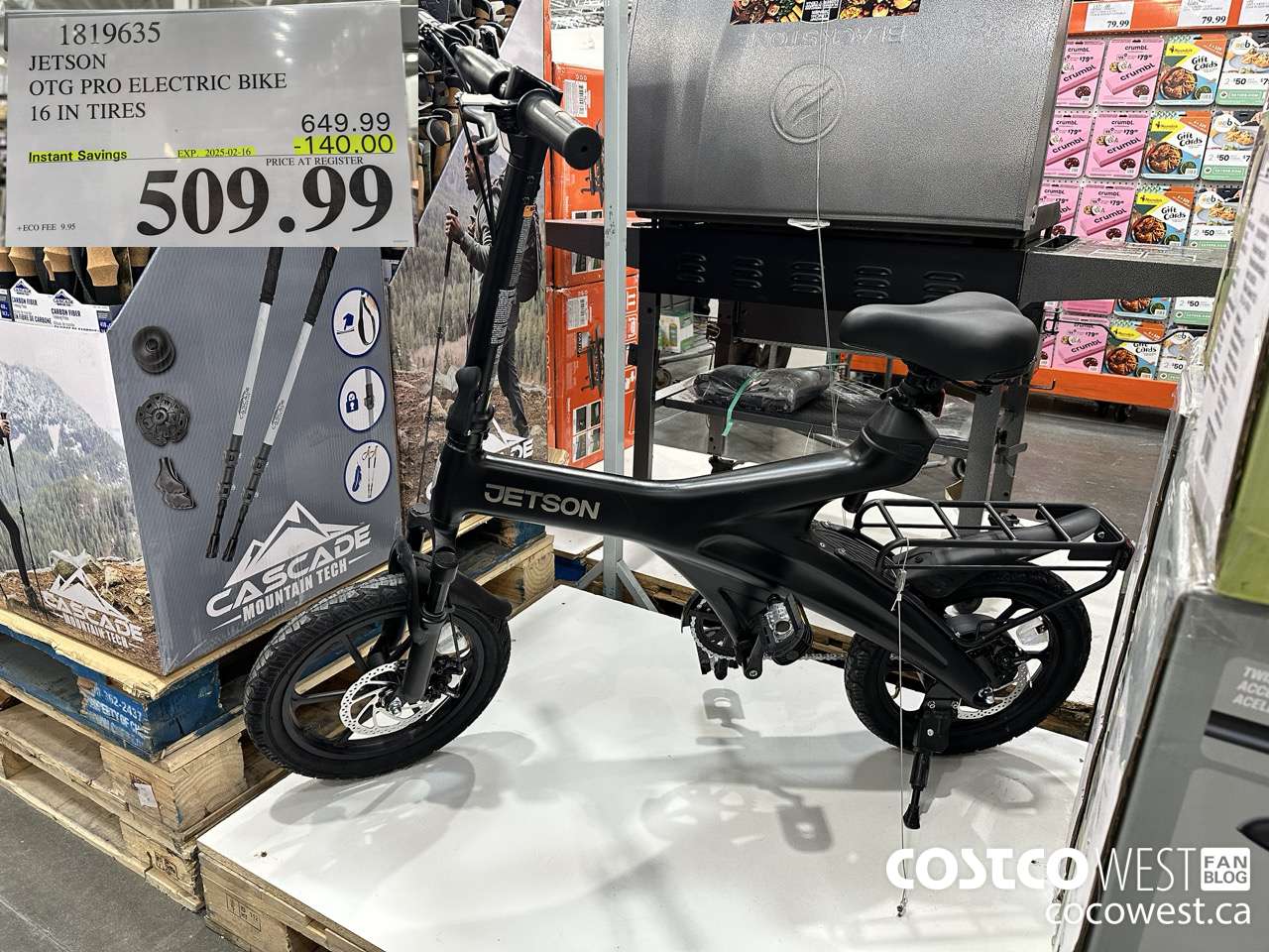 1819635 JETSON OTG PRO ELECTRIC BIKE 16 IN TIRES ($140.00 INSTANT SAVINGS EXPIRES ON 2025-02-16) $509.99