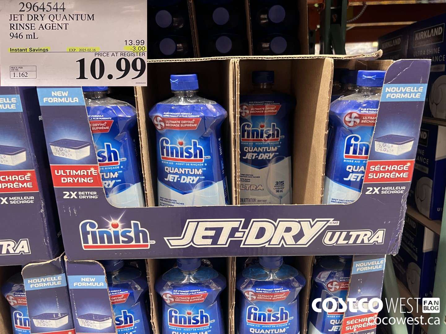 2964544 JET DRY ULTRA RINSE AGENT 946 mL ($3.00 INSTANT SAVINGS EXPIRES ON 2025-02-16) $10.99