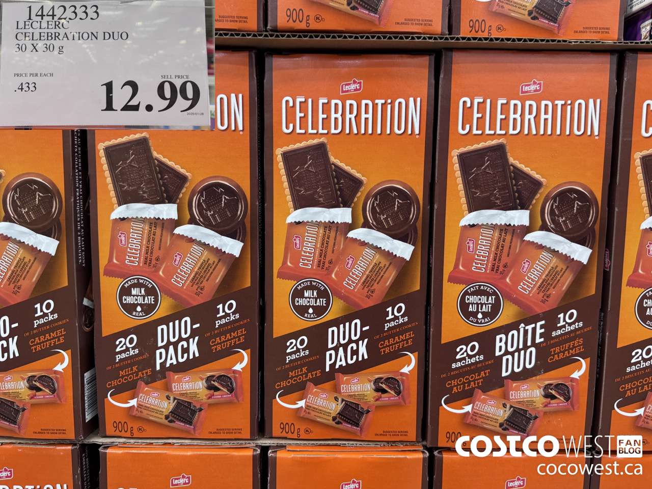 1442333 LECLERC CELEBRATION DUO 2 PACK 30 X 30 g $12.99