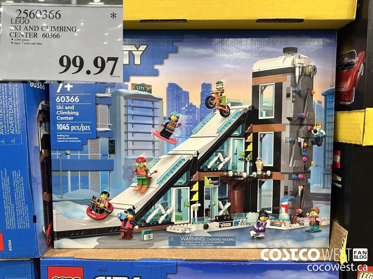 2560366 LEGO CITY SKI AND CLIMBING CENTER 60366  $99.97