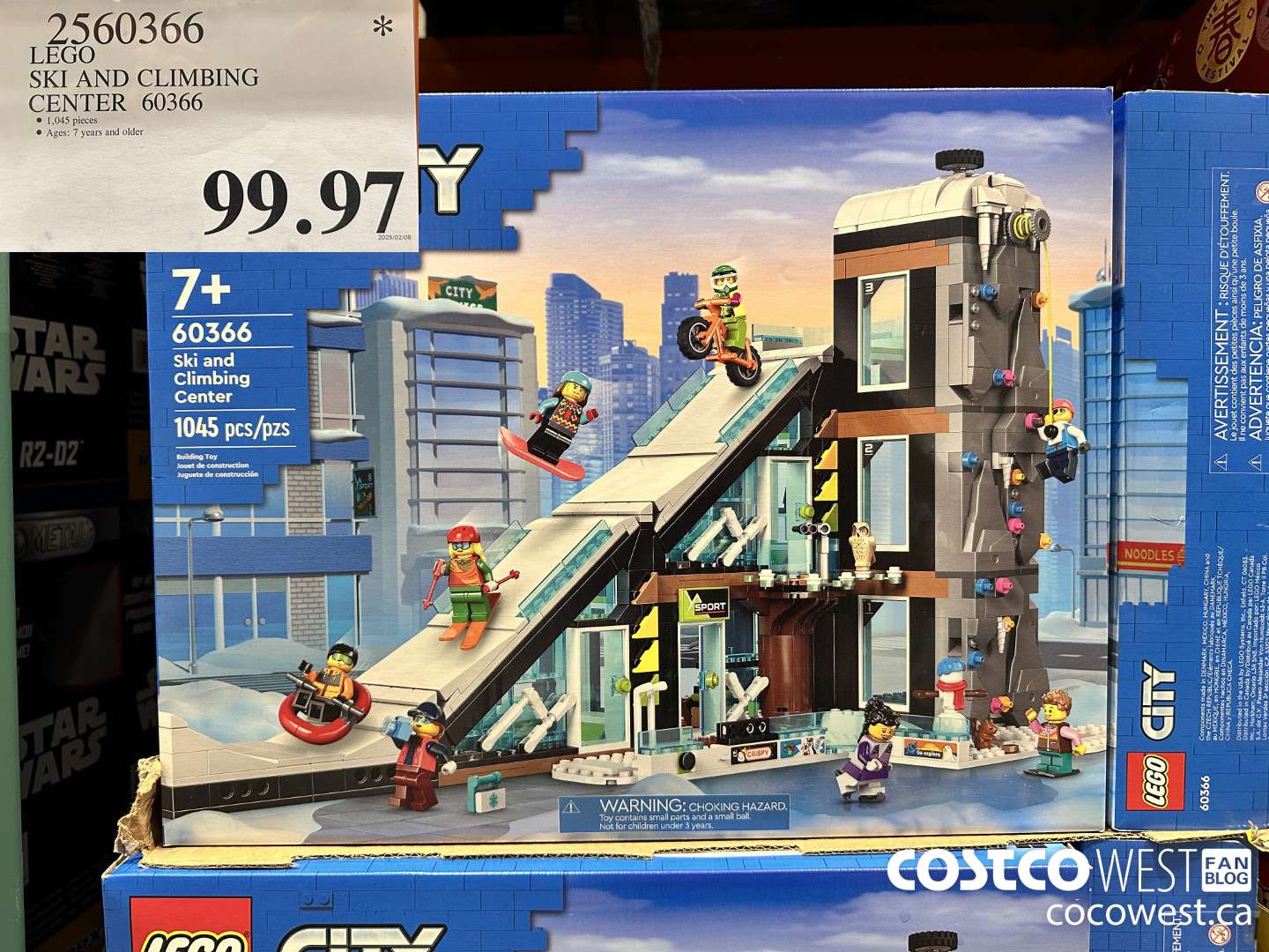 2560366 LEGO CITY SKI AND CLIMBING CENTER 60366  $99.97