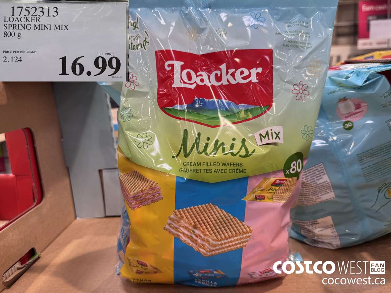 1752313 LOACKER SPRING MINI MIX 800G $16.99