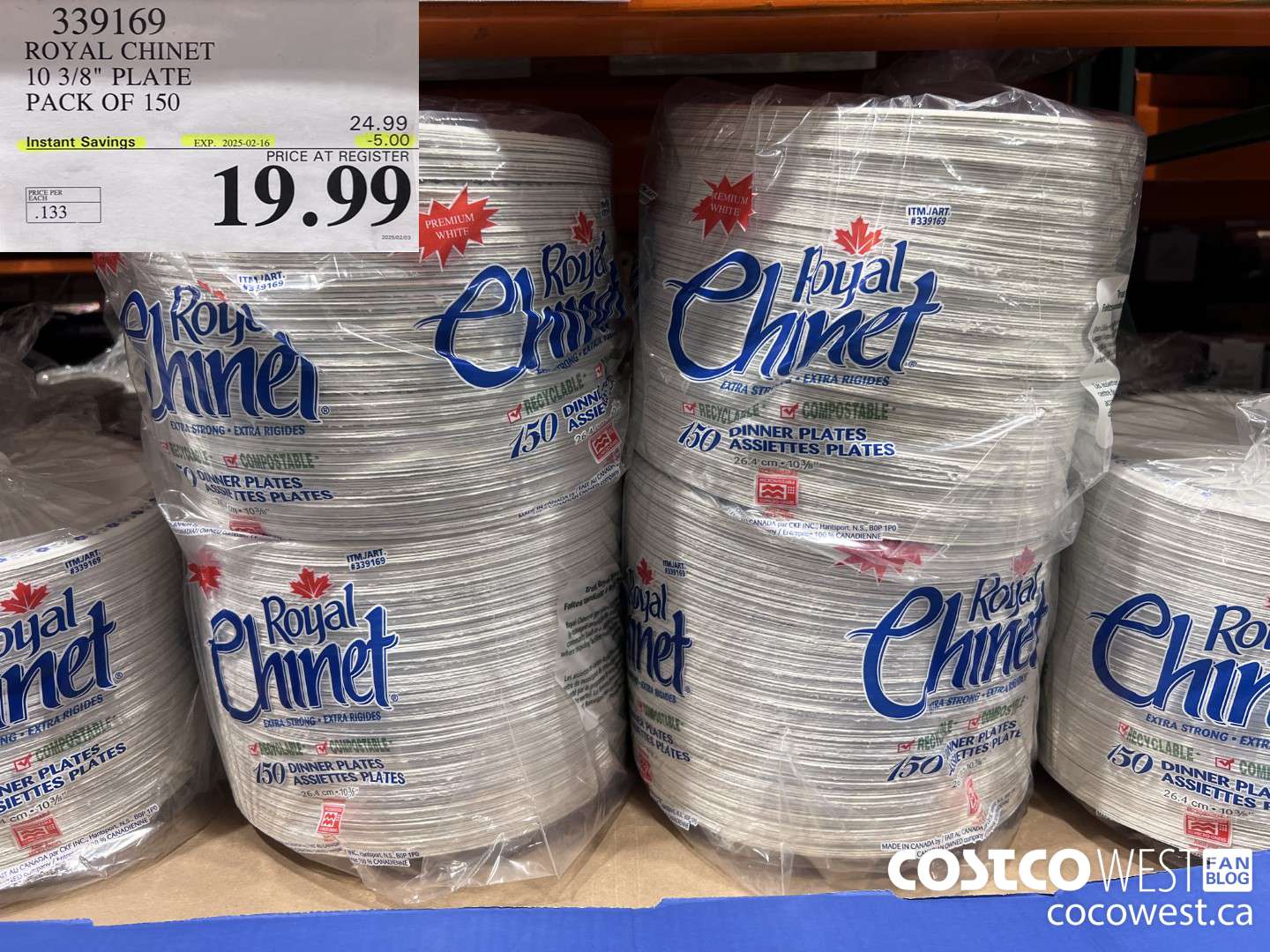 339169 ROYAL CHINET 10 3/8