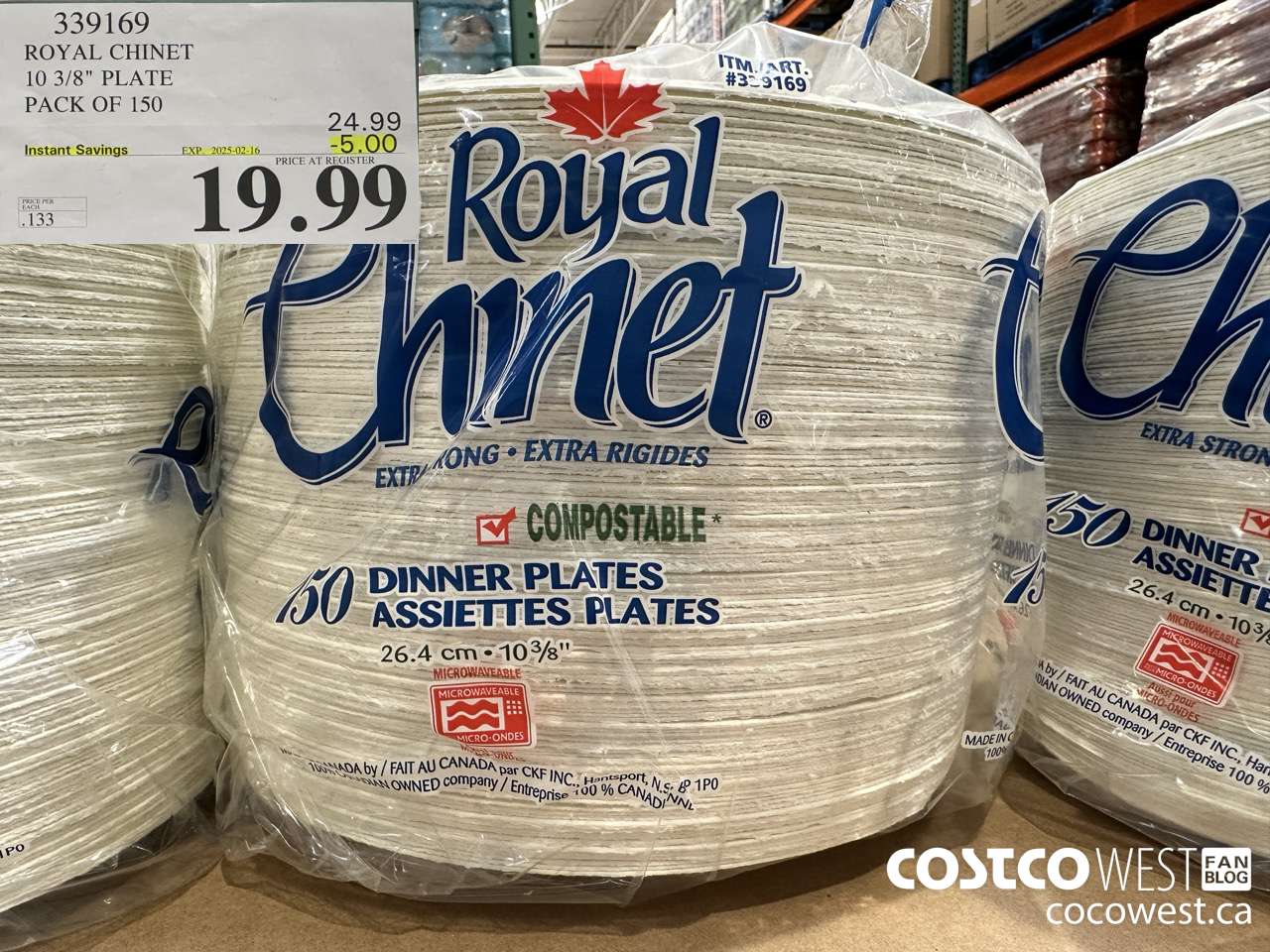 339169 ROYAL CHINET 10 3/8