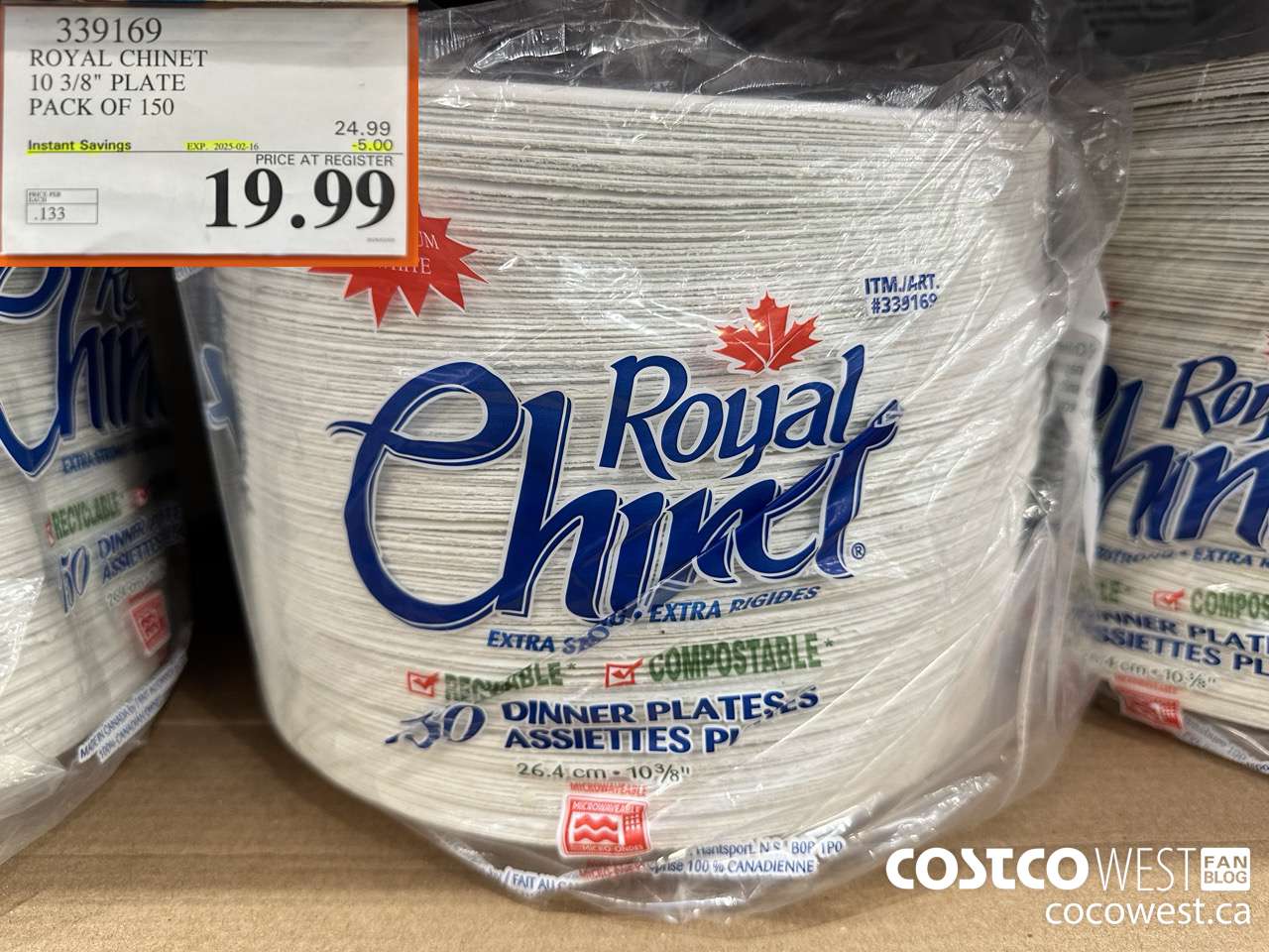 339169 ROYAL CHINET 10 3/8