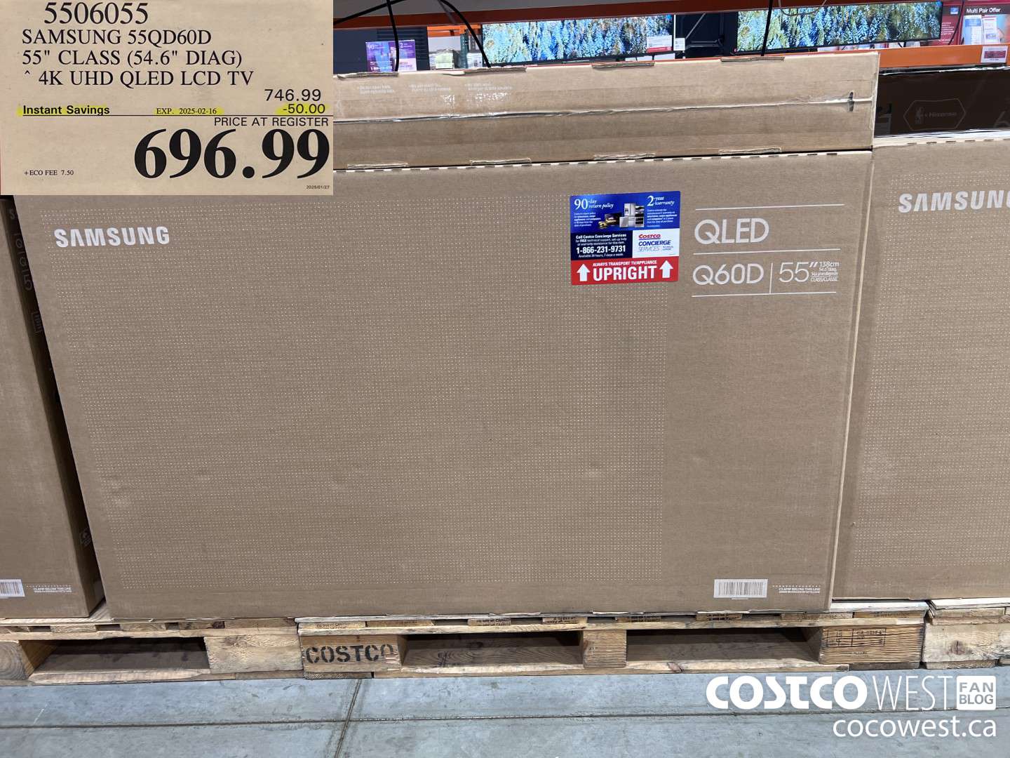 5506055 SAMSUNG 55QD60D 55