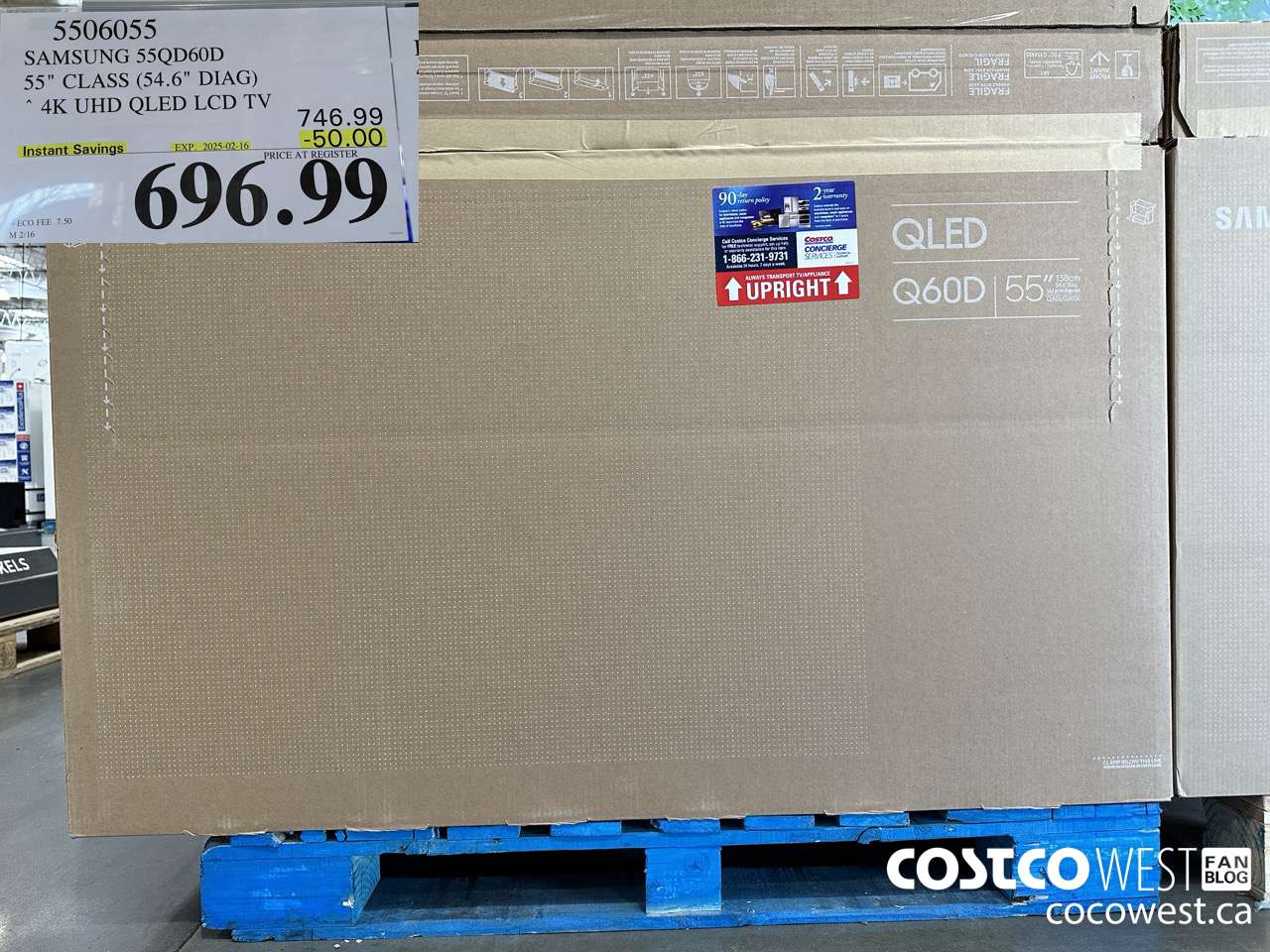 5506055 SAMSUNG 55QD60D 55