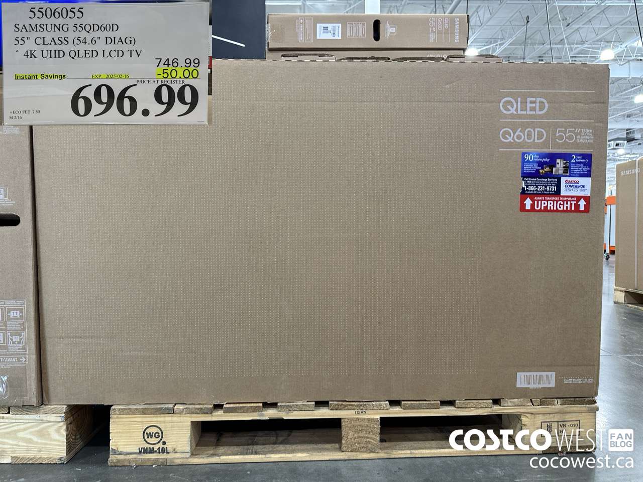 5506055 SAMSUNG 55QD60D 55