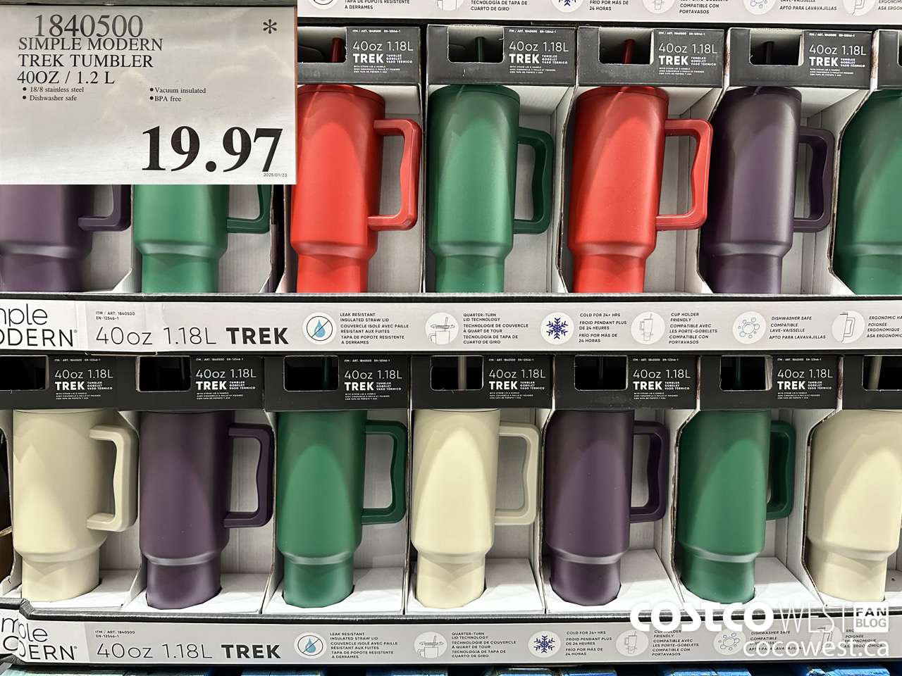 1840500 SIMPLE MODERN TREK TUMBLER 40OZ/1.2L $19.97